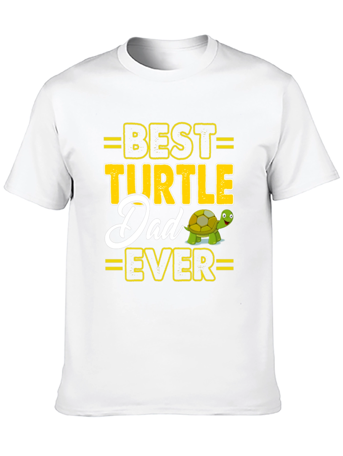 Black Best Turtle Dad Ever Graphic Tee view 10