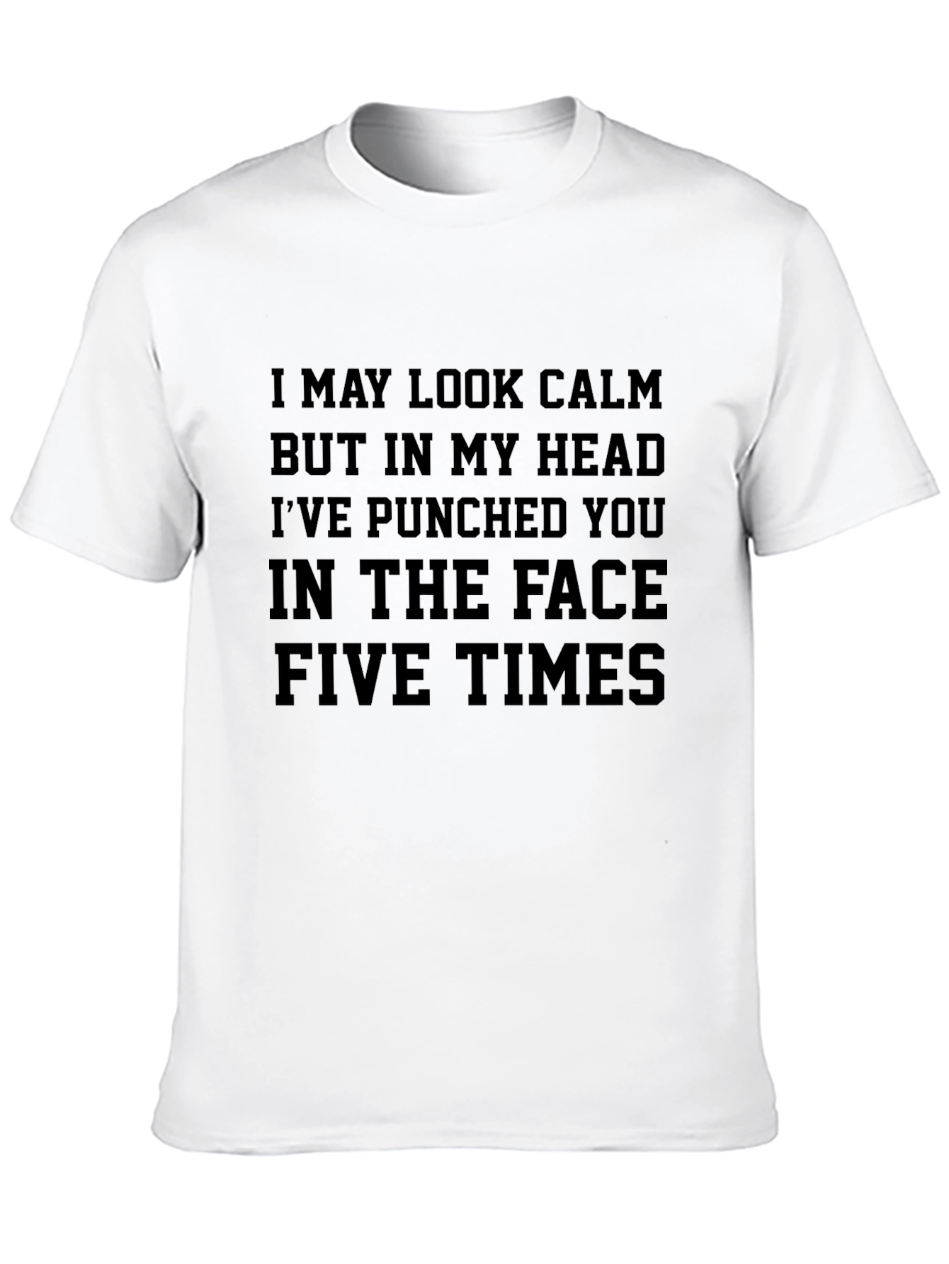 Black Funny Punchline Graphic T-Shirt view 10