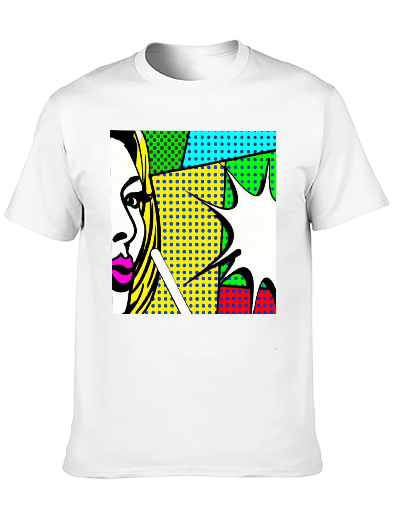 Black Pop Art Graphic Tee view 10