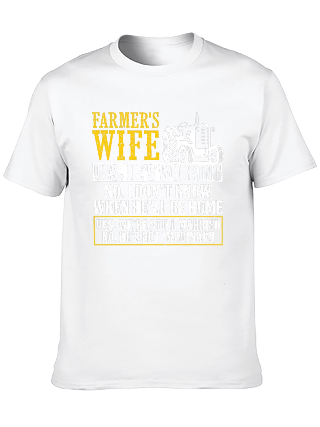 Black Farmer's Wife Novelty Graphic T-Shirt view 10