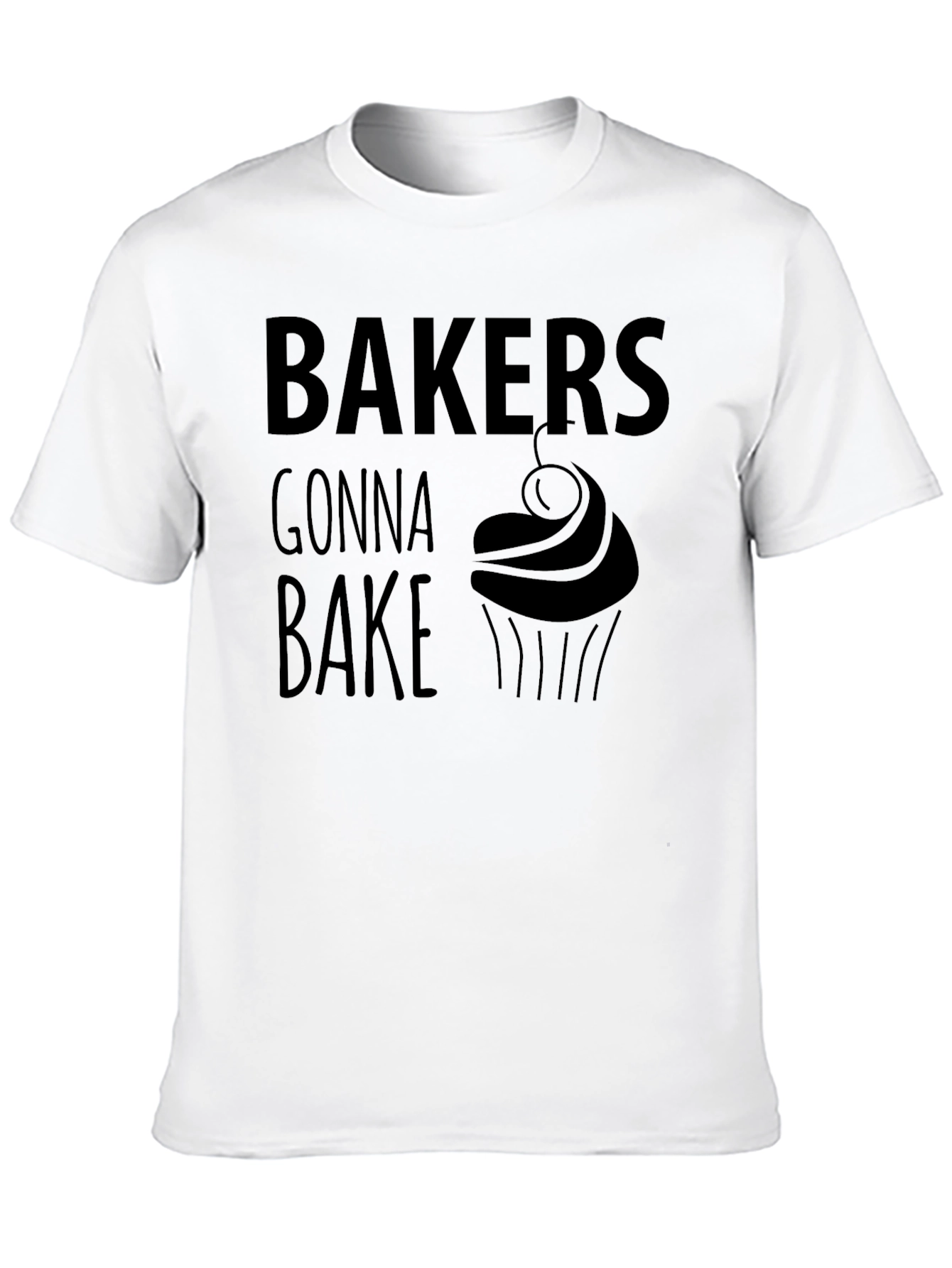 Black Bakers Gonna Bake Graphic T-Shirt, Novelty Tee view 10