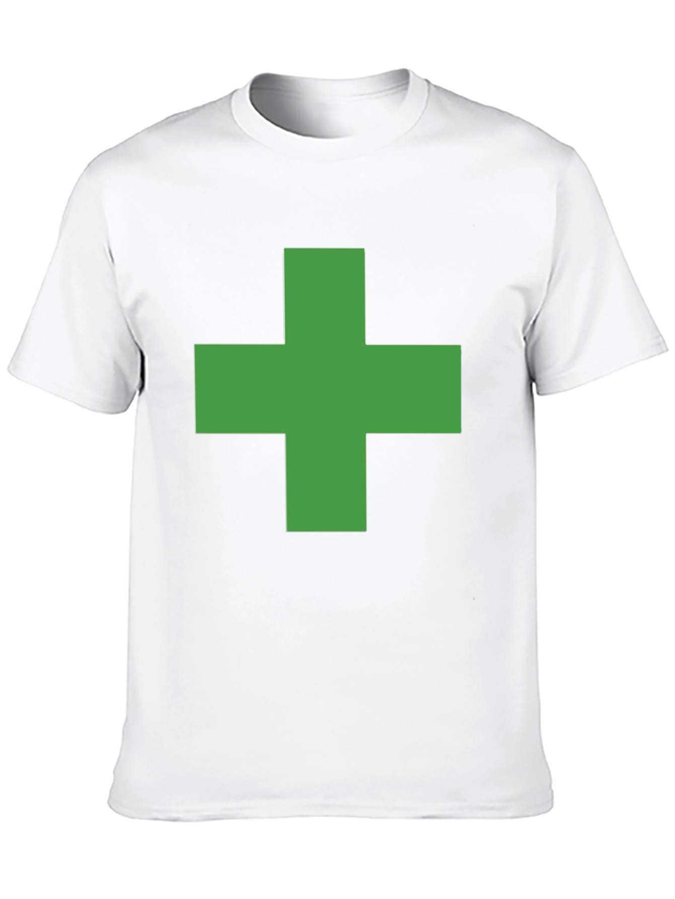 Black Green Cross Graphic Black T-Shirt view 10