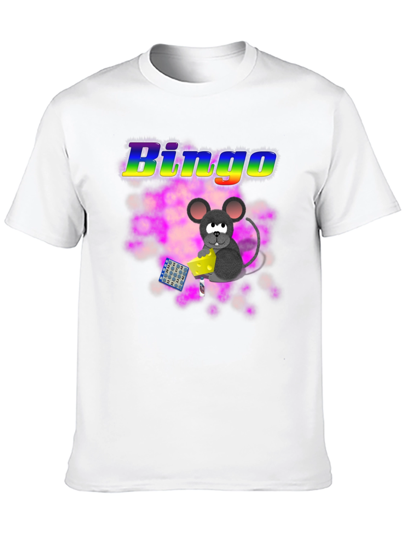 Black Bingo Mouse Graphic Tee view 10