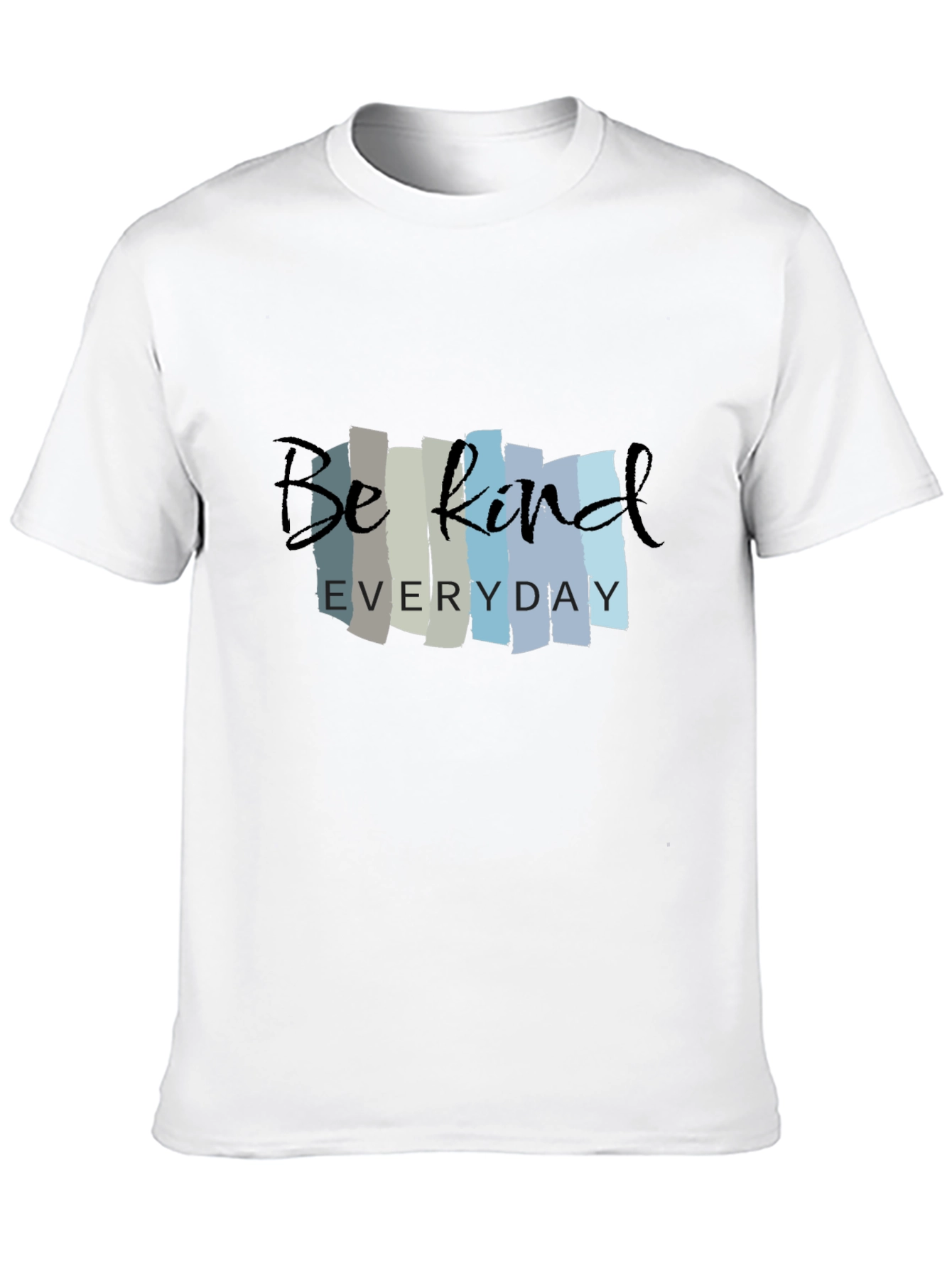 Black Be Kind Everyday Black Graphic T-Shirt view 10