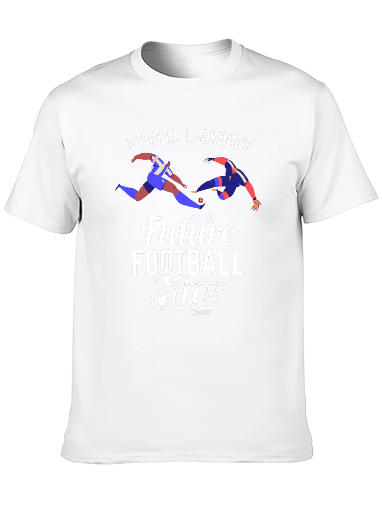 Black Future Football Star Black T-Shirt view 10