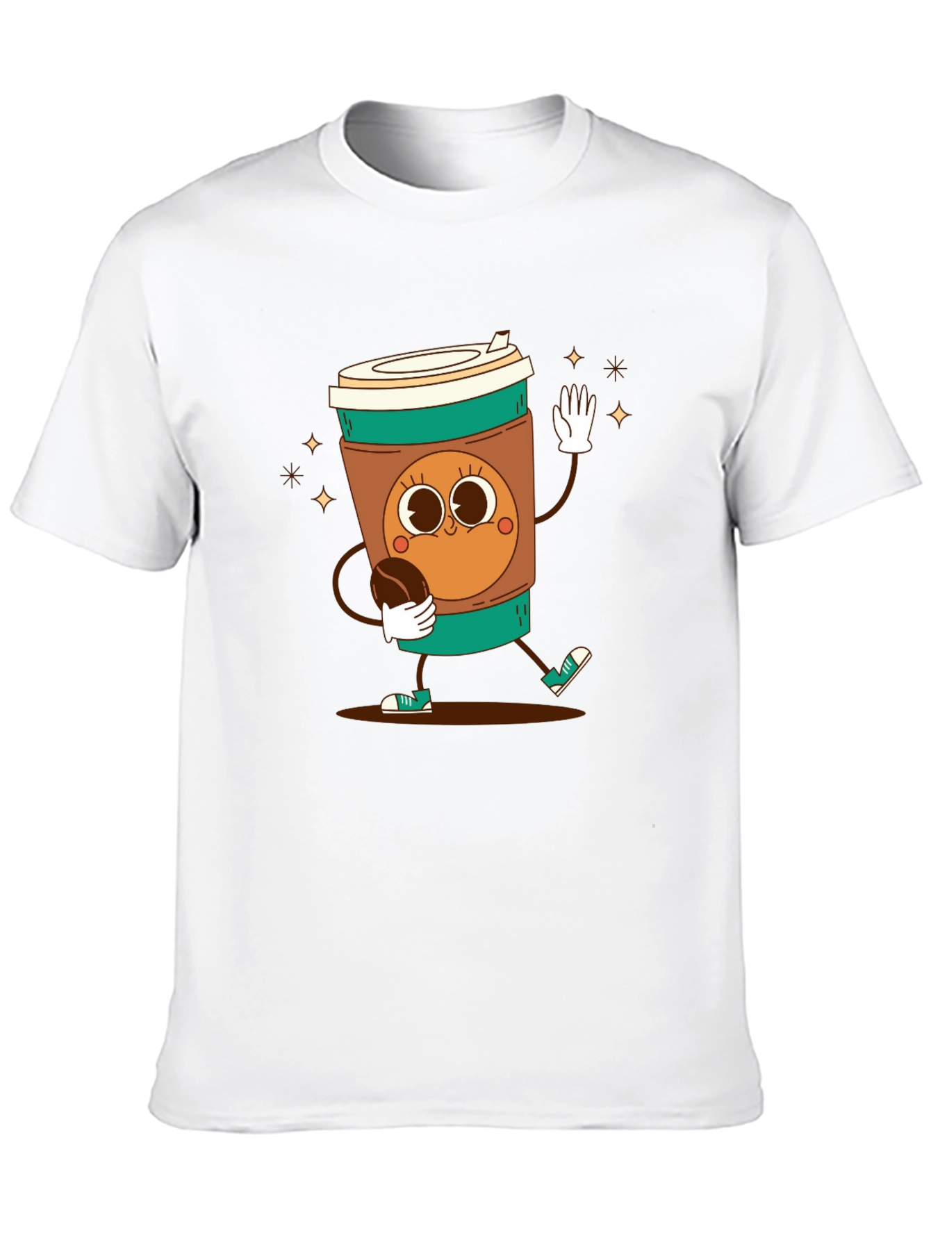 Black Coffee Character T-Shirt view 10