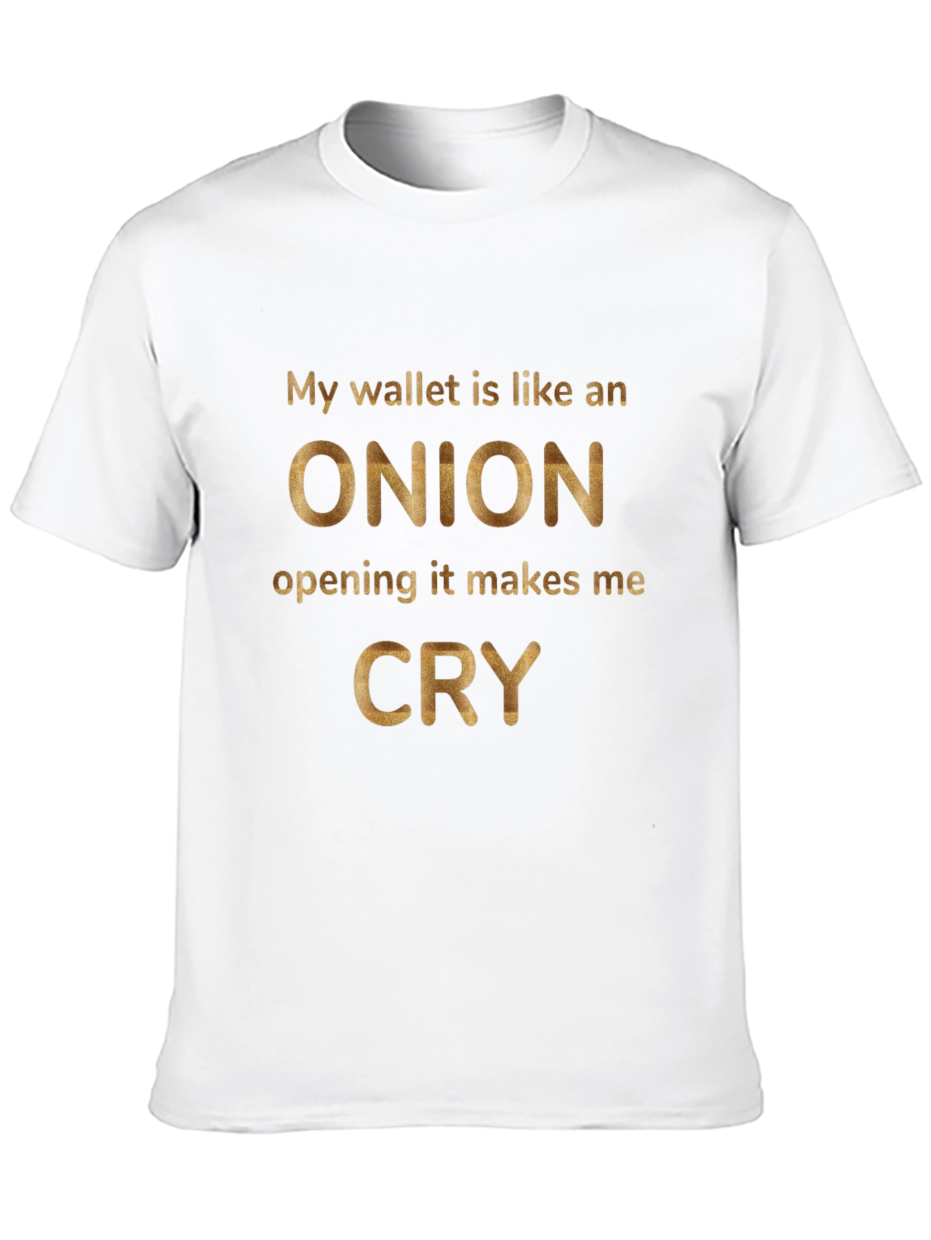 Black Funny Onion Wallet Graphic Tee view 10