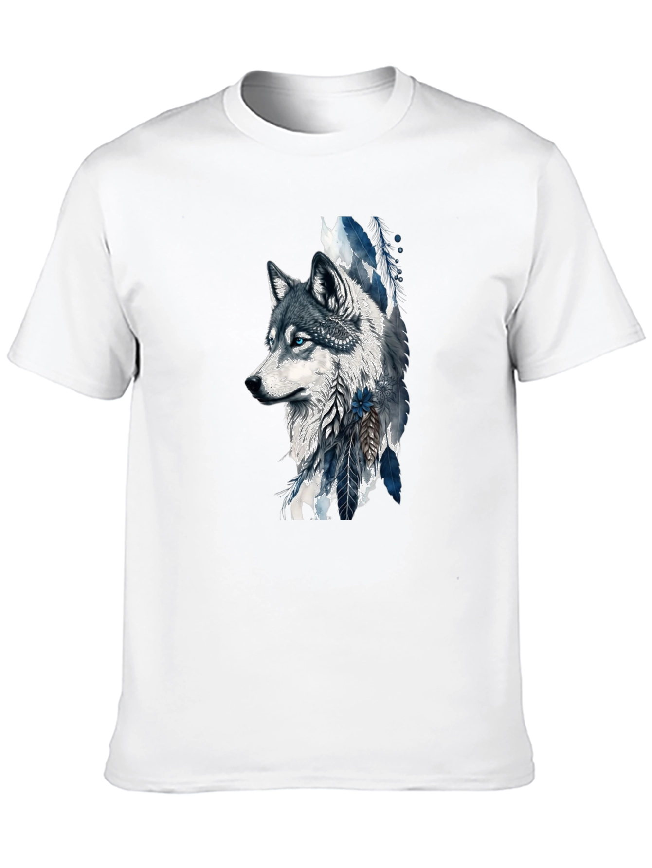 Black Wolf Graphic Print Tee - Stylish & Unique Design view 10