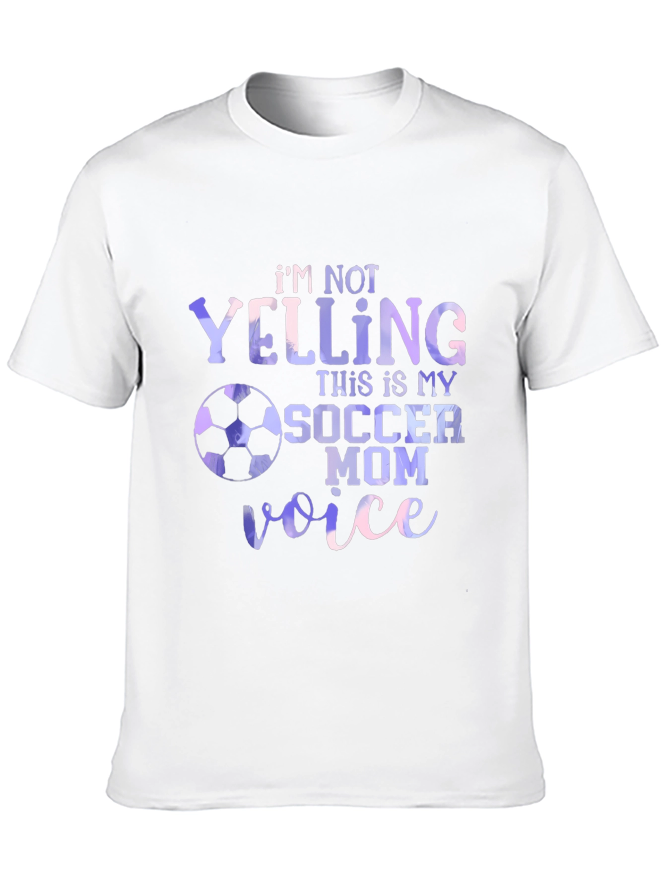 Black Soccer Mom Voice Graphic T-Shirt view 10