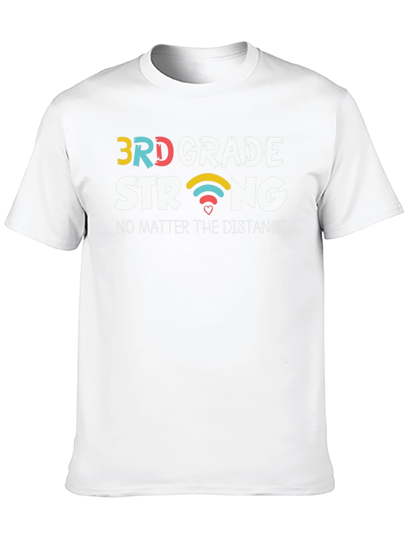 Black 3rd Grade Strong T-Shirt, Teacher Student Support Tee view 10