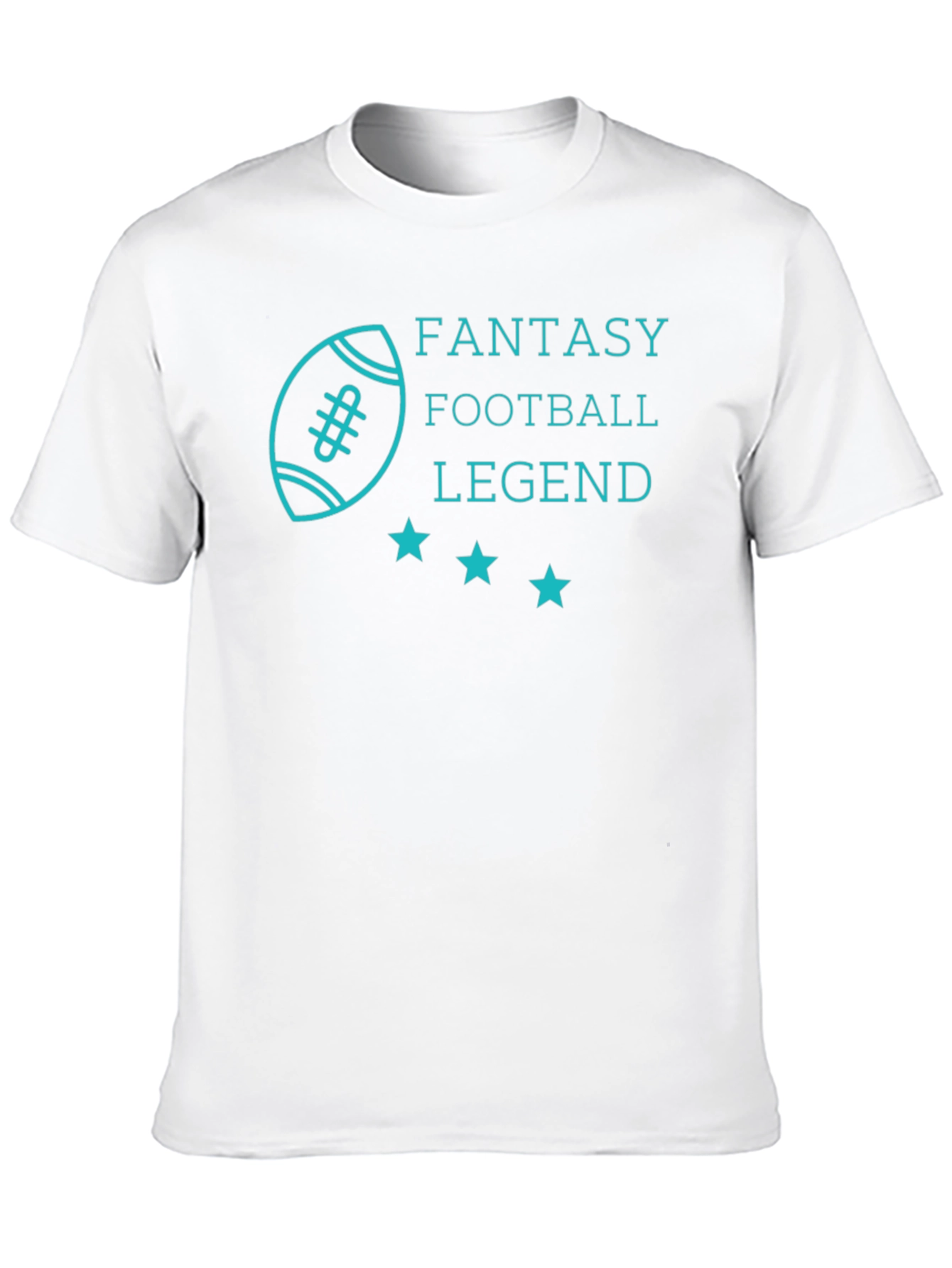 Black Fantasy Football Legend Graphic Tee - Black Cotton view 10
