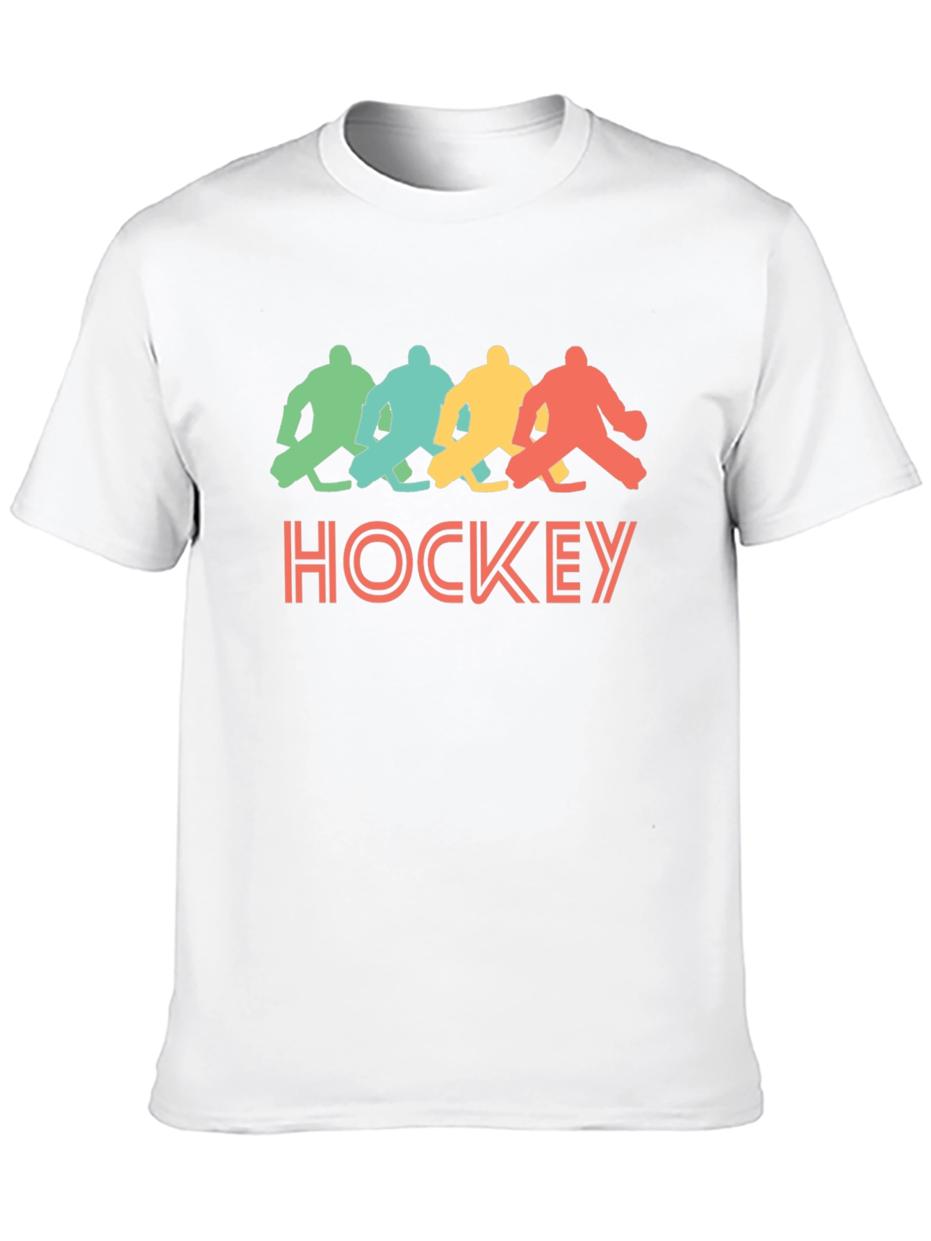 Black Retro Hockey Graphic T-Shirt - Black Tee view 10