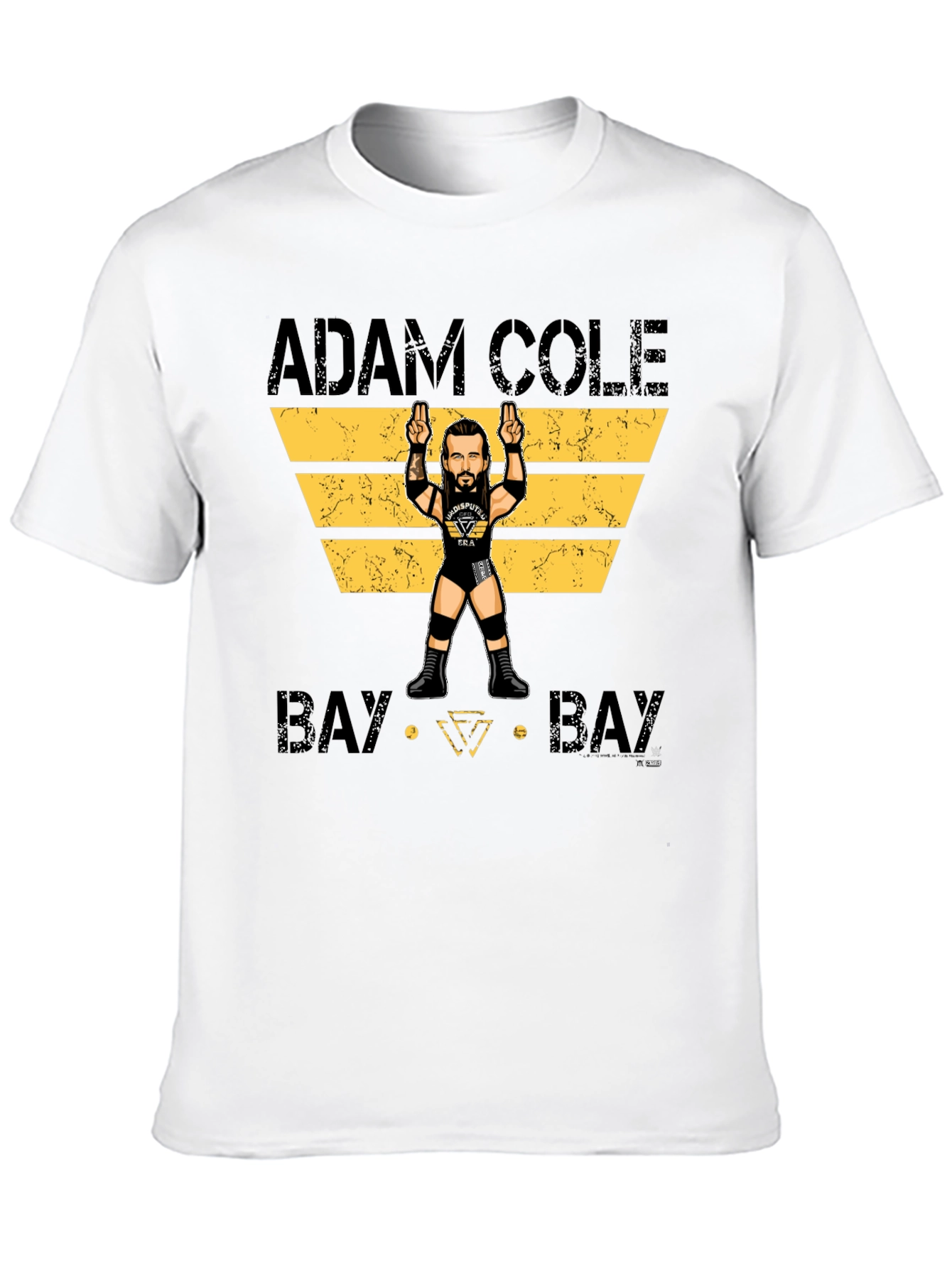 Black Adam Cole Bay Bay T-Shirt Wrestling Fan Apparel view 10