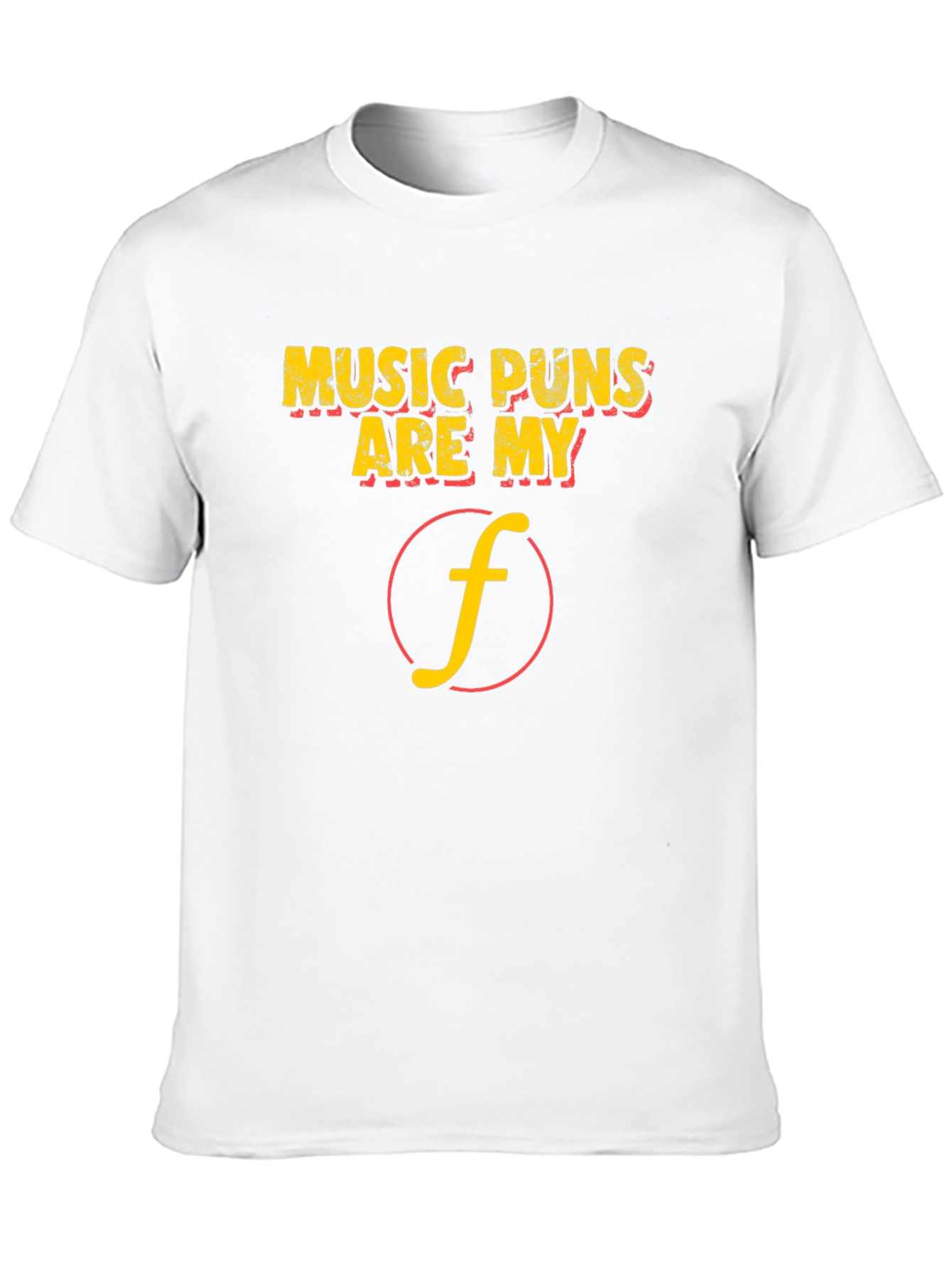 Black Music Puns Are My Forte Black T-Shirt view 10