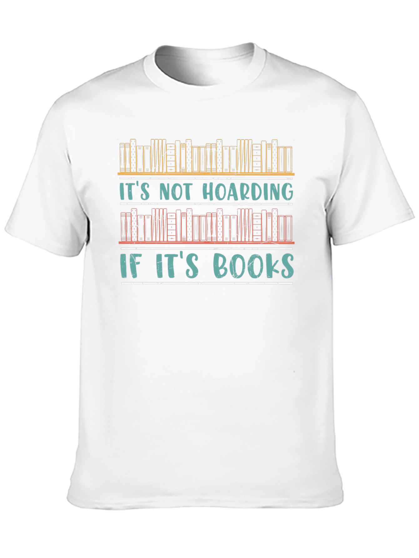 Black Book Lover T-Shirt - It's Not Hoarding If It's Books! view 10