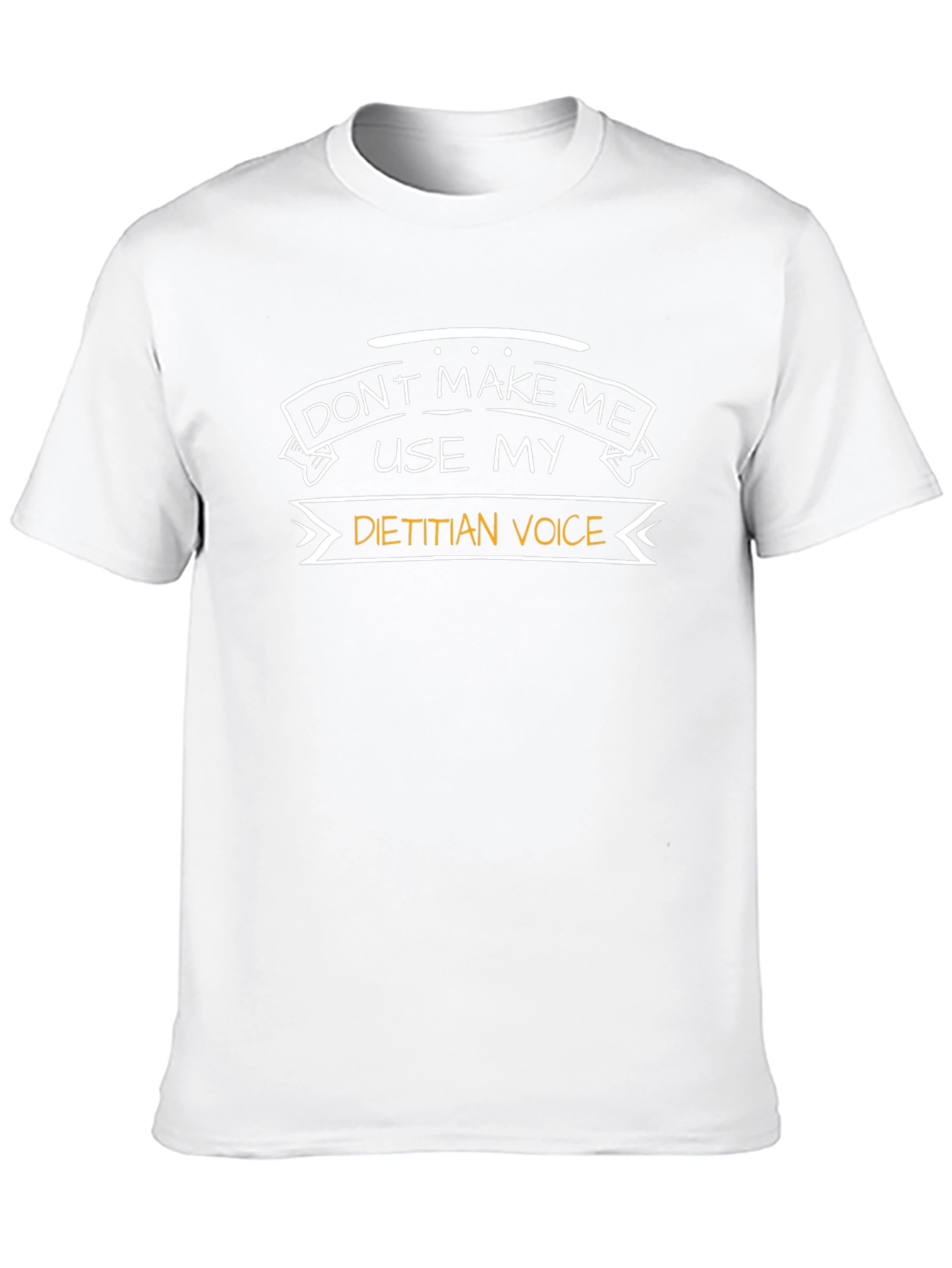 Black Dietitian Voice Funny T-Shirt view 10
