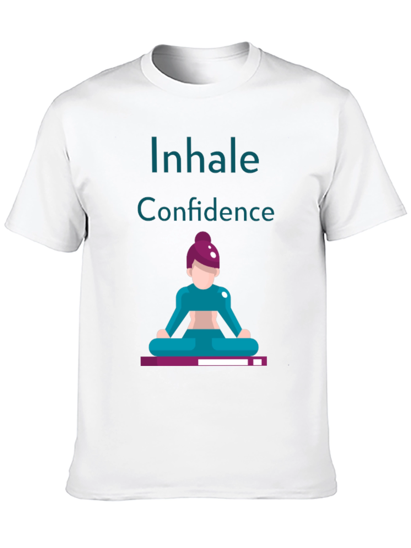 Black Inhale Confidence Graphic Tee - Black view 10
