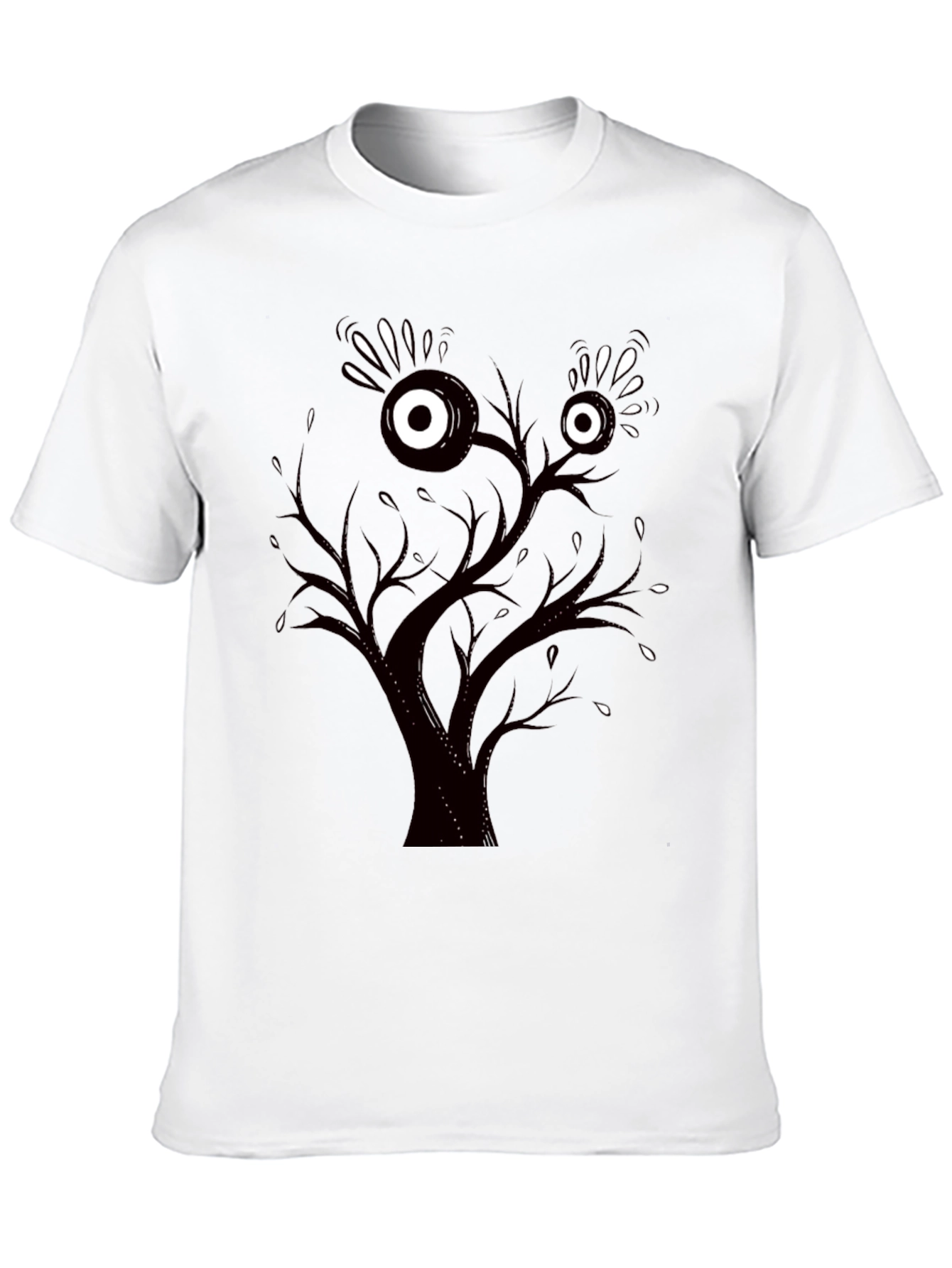 Black Eye Tree Graphic Tee - Men's Black T-Shirt view 10