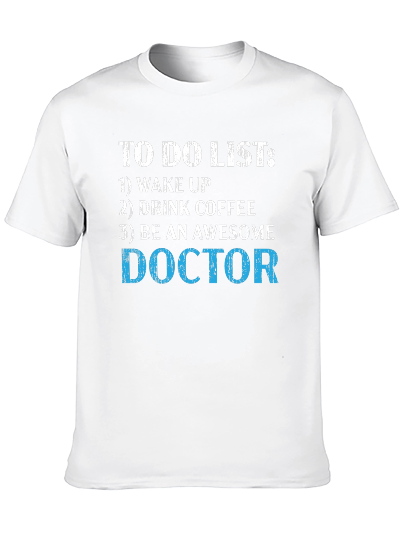 Black To Do List Doctor T-Shirt - Wake Up Be Awesome view 10