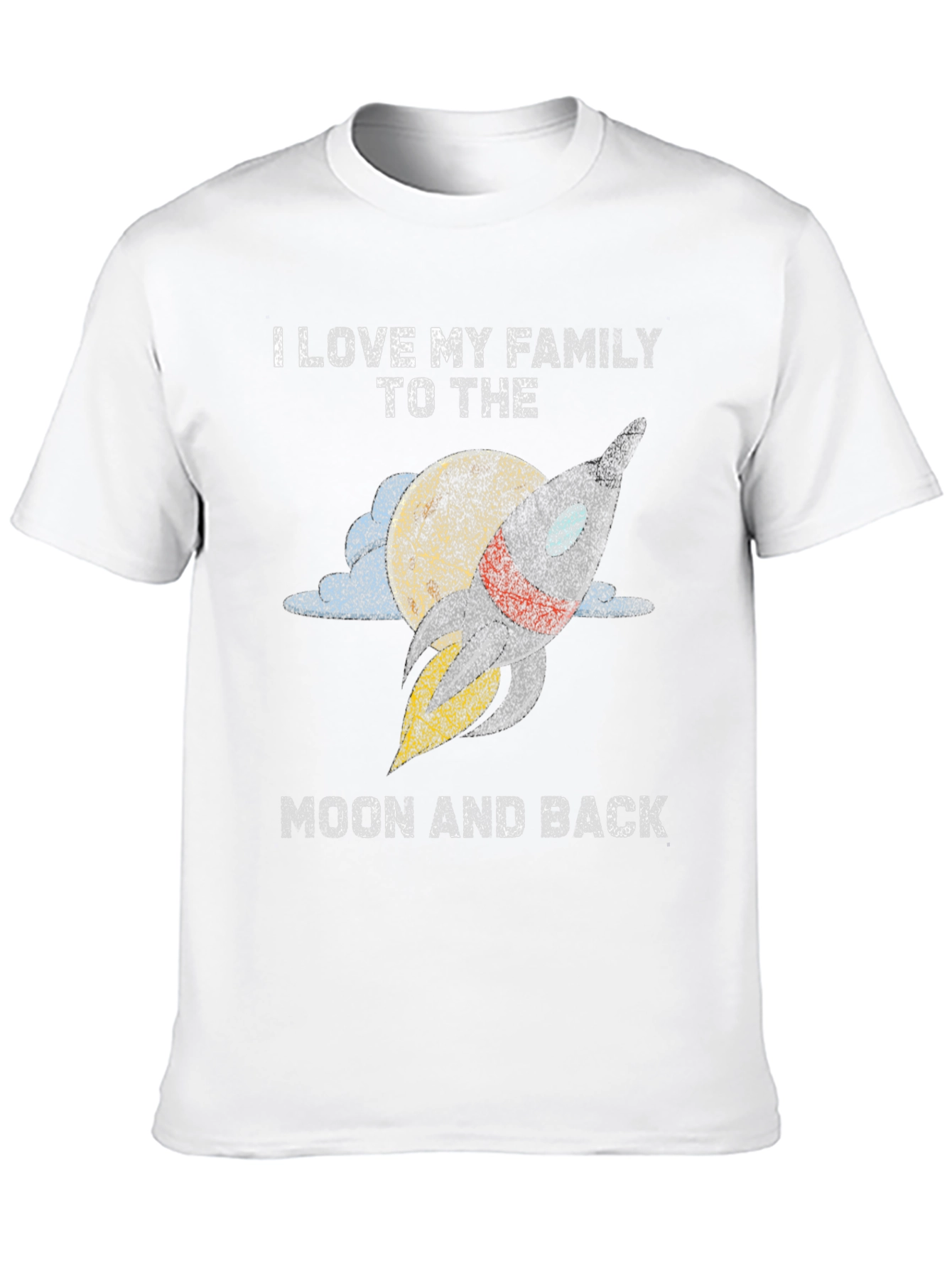 Black Family to the Moon and Back Graphic Tee view 10
