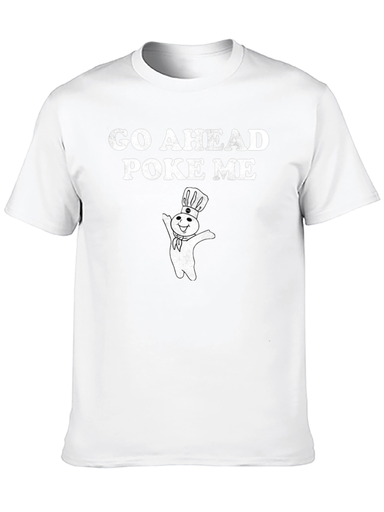 Black Go Ahead Poke Me Doughboy Graphic Tee view 10