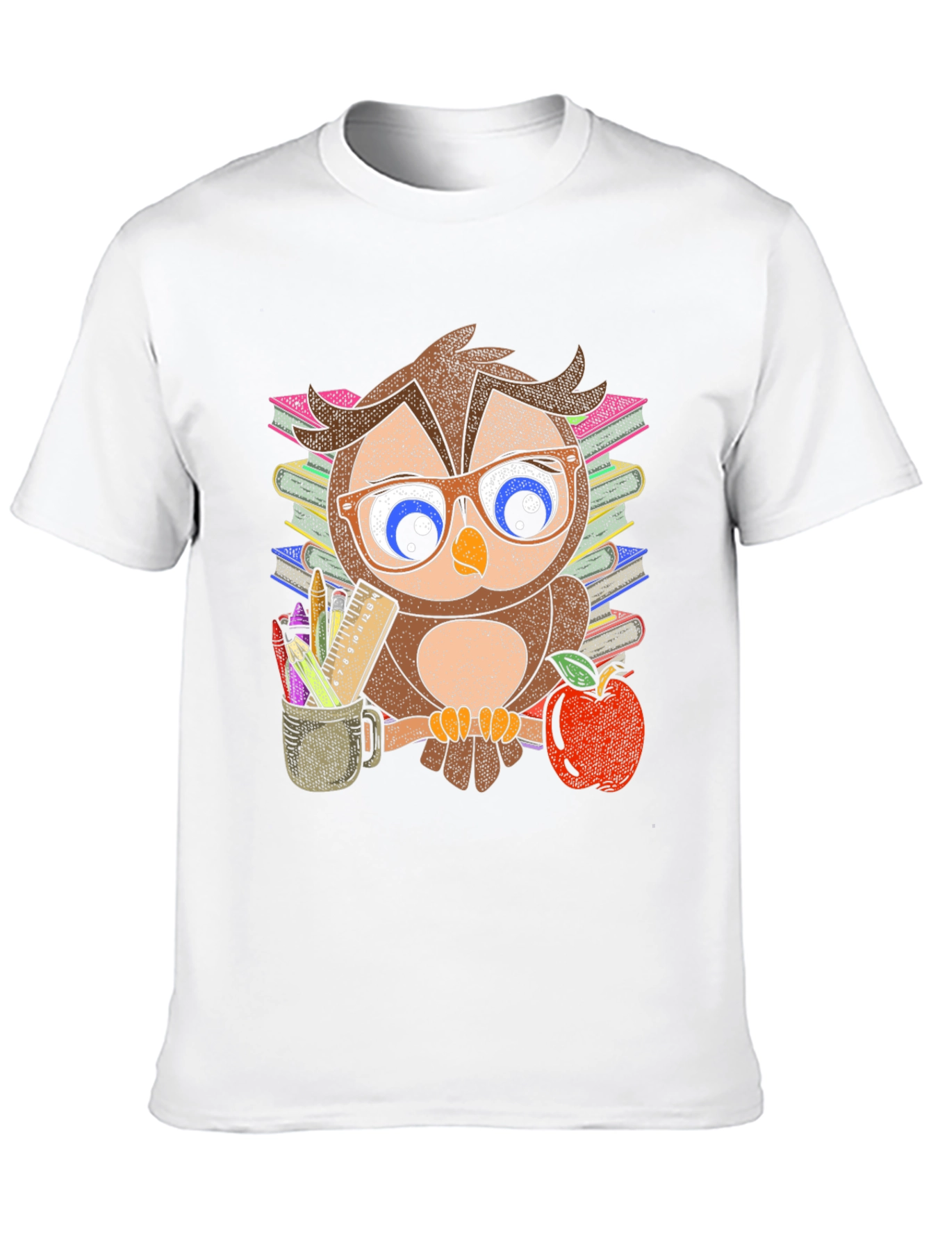 Black Owl Teacher Graphic Tee view 10