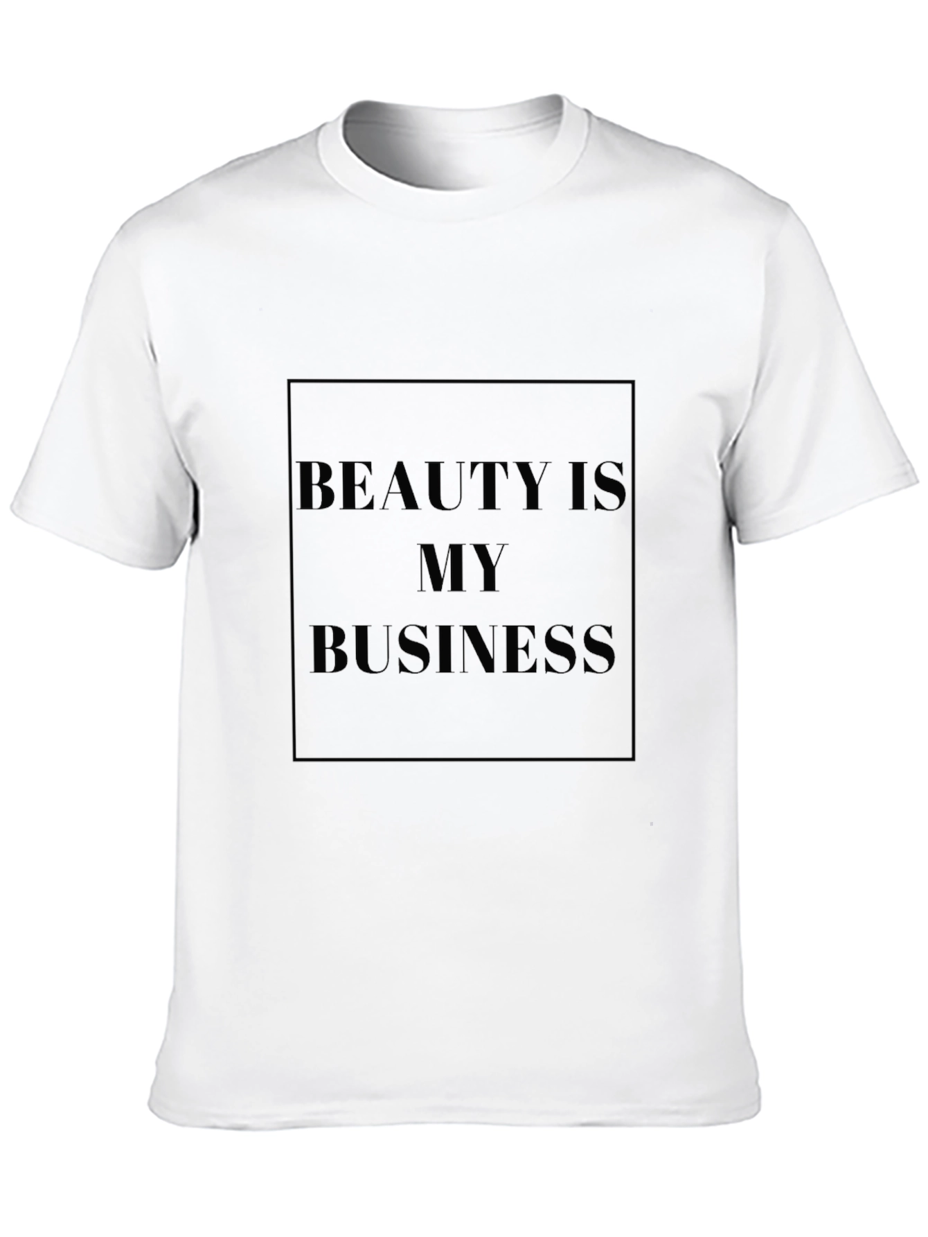 Beauty Is My Business Black Graphic Tee - 10