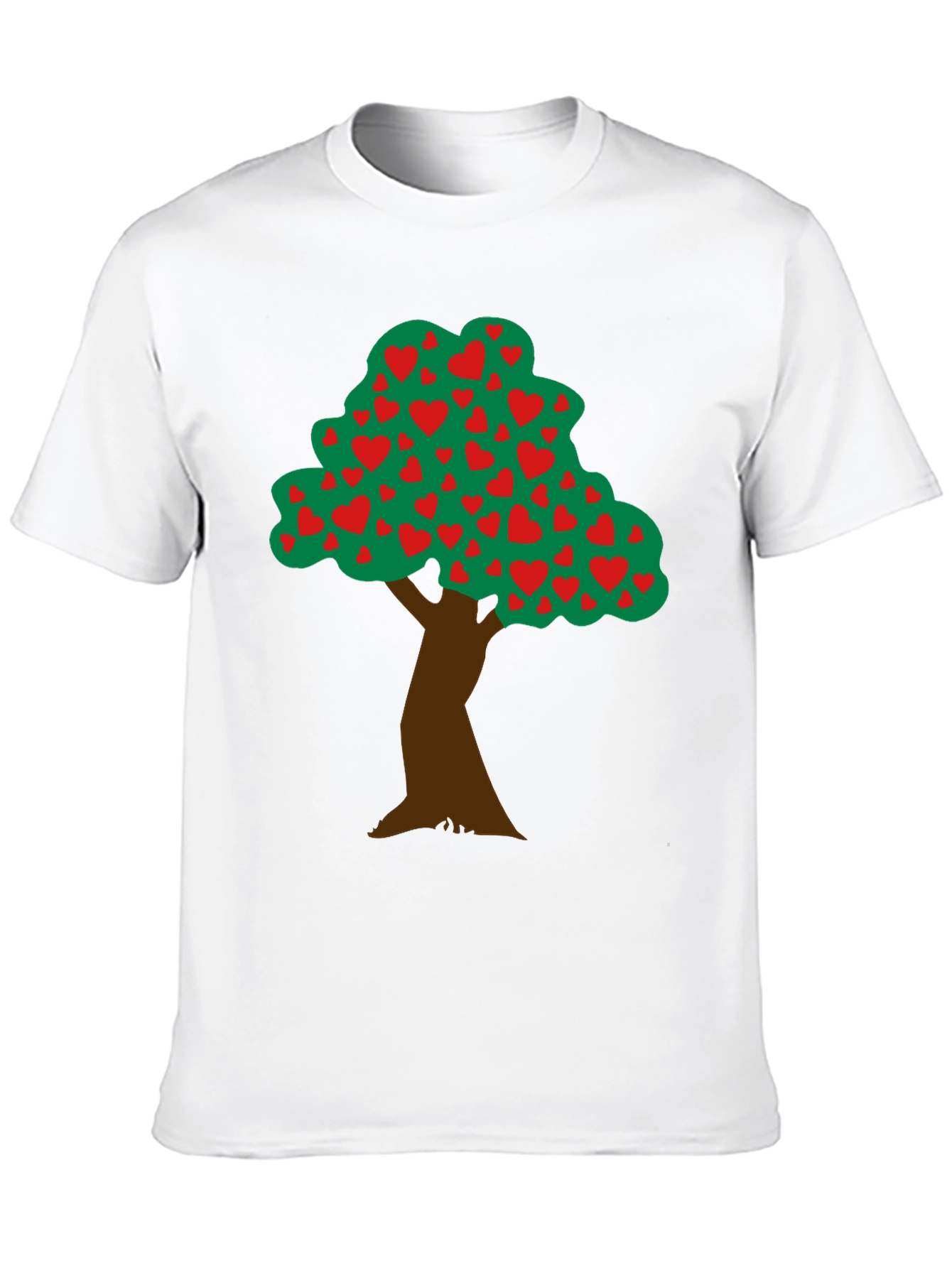 Black Heart Tree Graphic Tee - Black Cotton Blend view 10