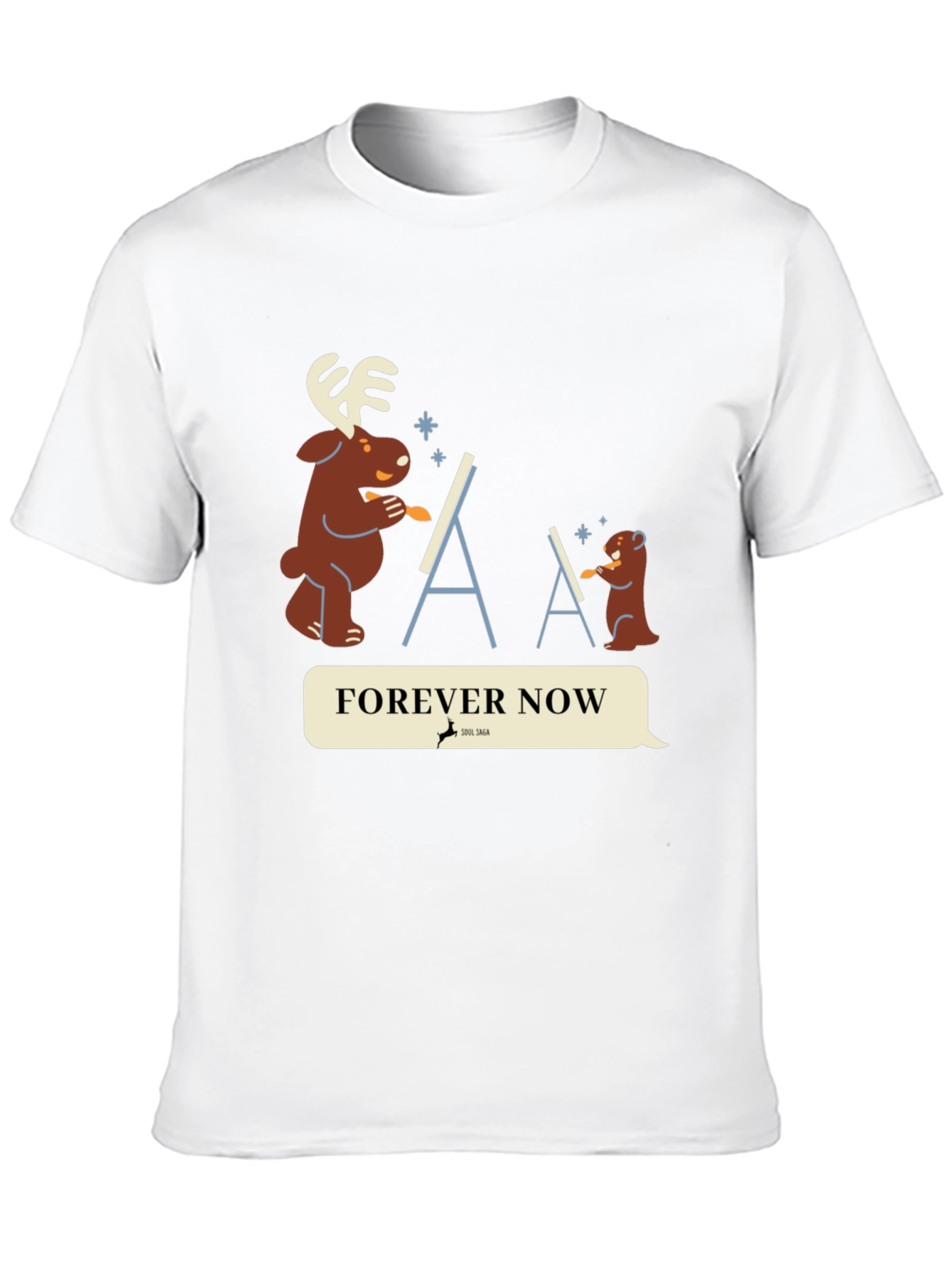 Black Forever Now Graphic T-Shirt view 10
