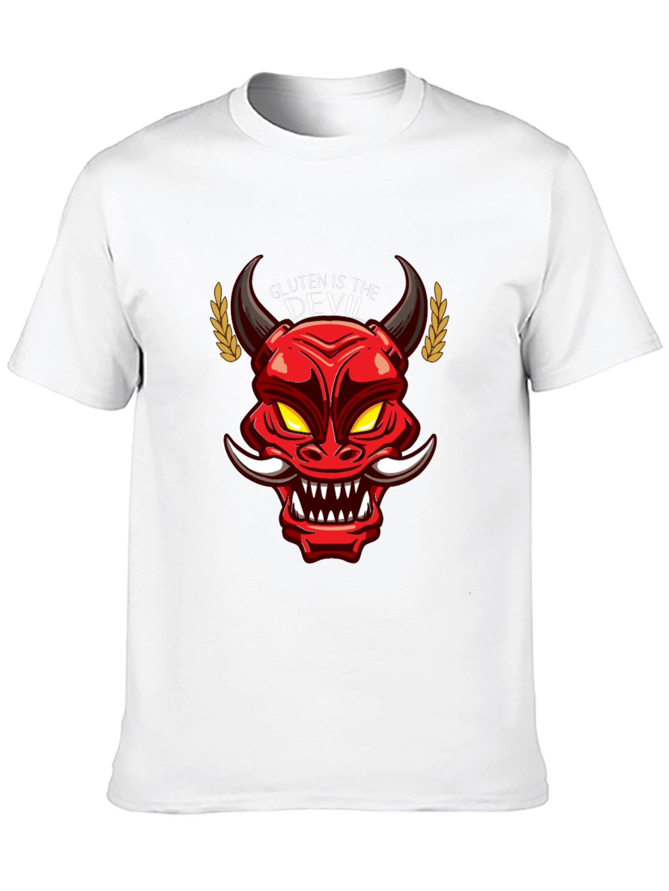 Black Gluten is the Devil Graphic T-Shirt view 10