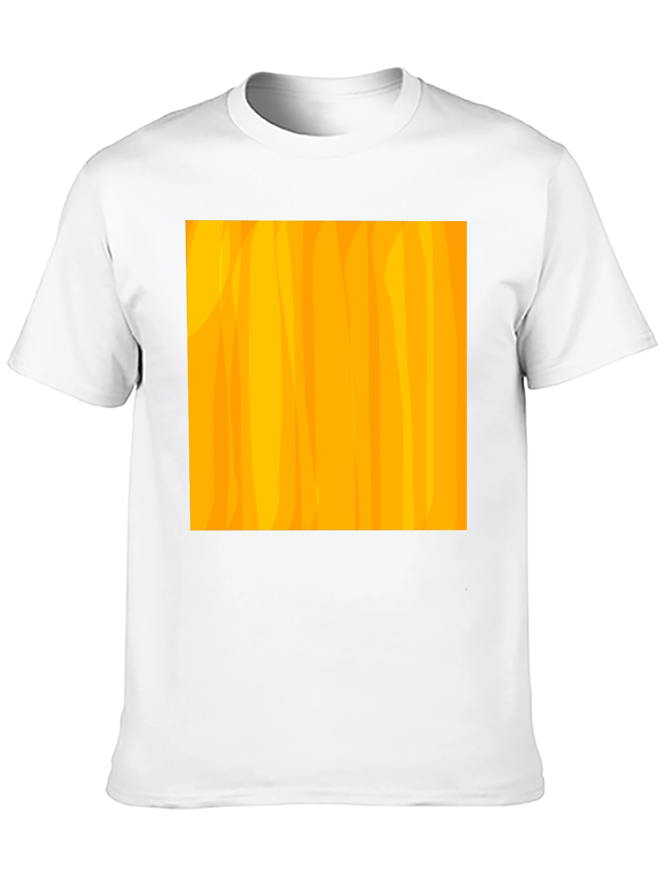 Black Modern Abstract Pattern Black T-Shirt view 10