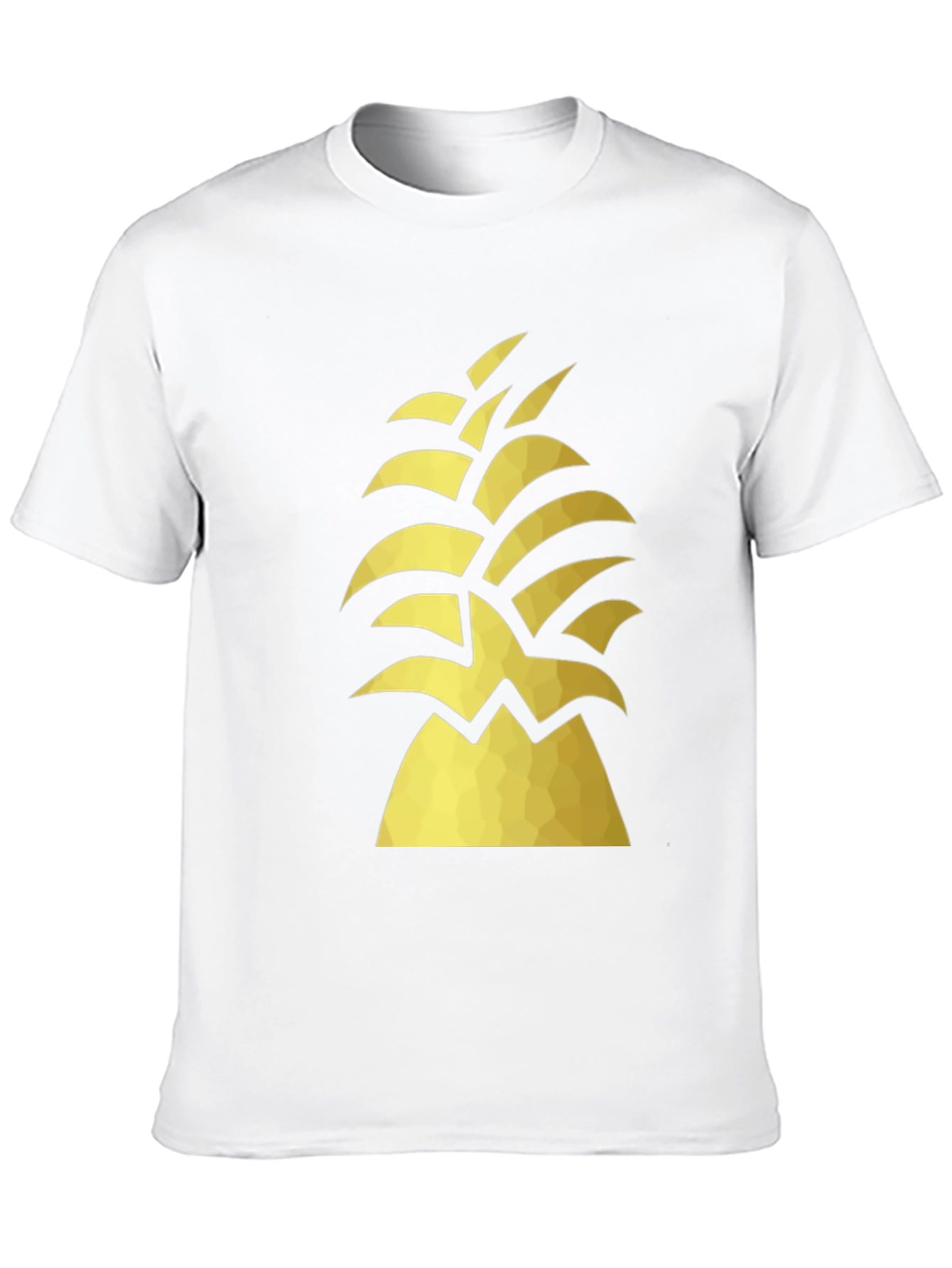 Black Geometric Pineapple Graphic Tee view 10