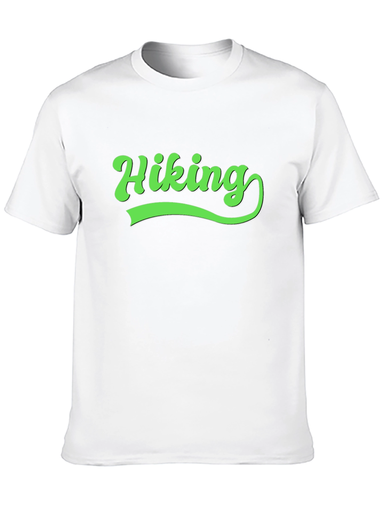 Black Hiking Graphic Tee - Black Cotton Blend Shirt view 10