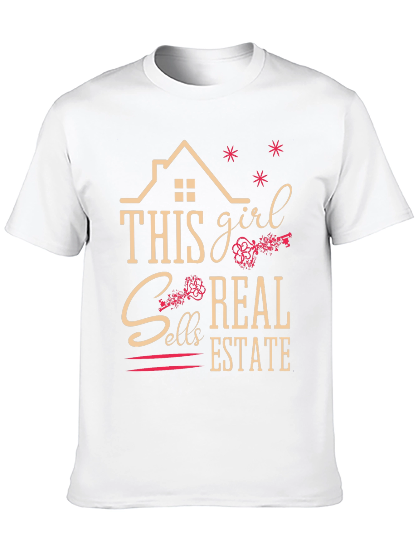 Black This Girl Sells Real Estate T-Shirt view 10