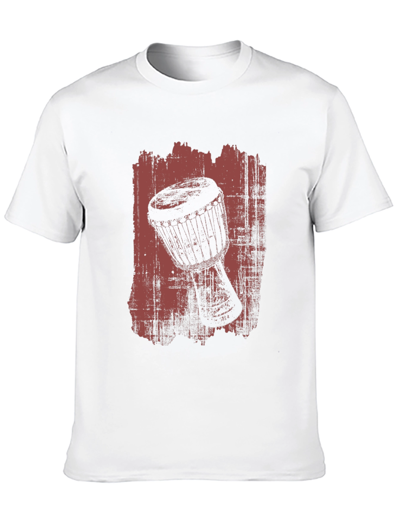 Black Djembe Drum Graphic Tee - Music Lover's T-Shirt view 10