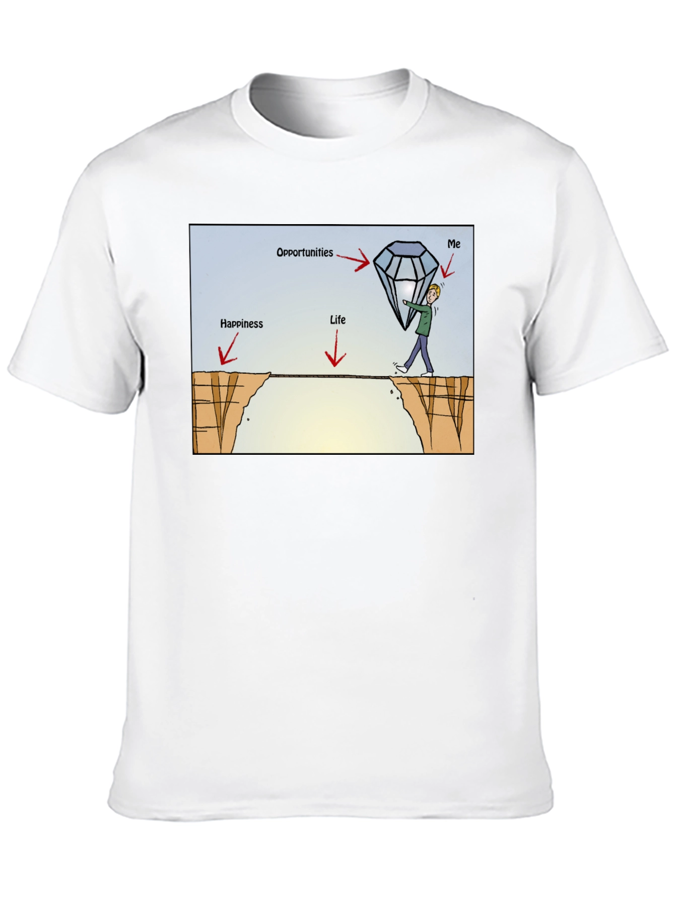 Black Opportunity Seeker Graphic Tee - Black view 10