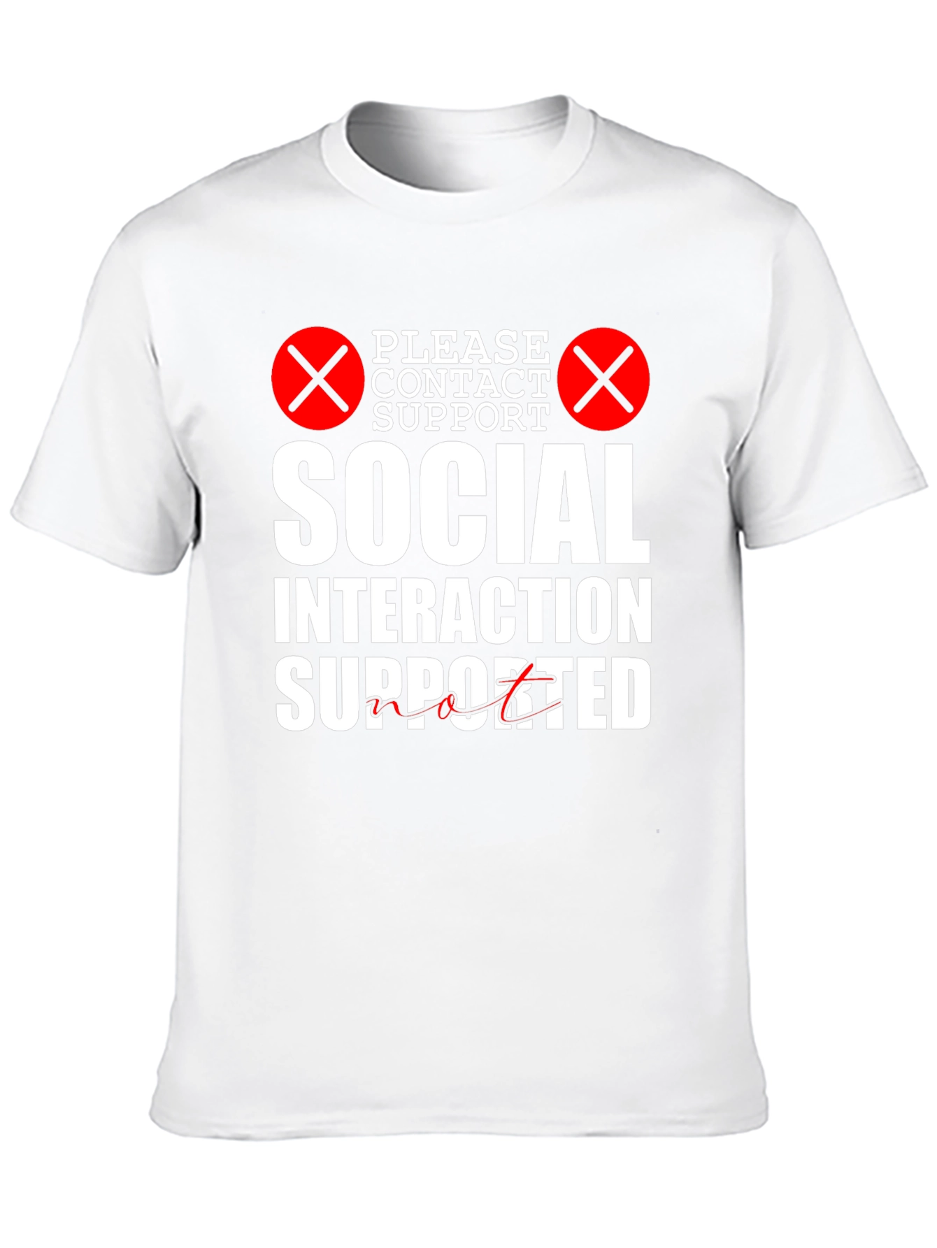 Black Social Interaction Supported Graphic Tee view 10