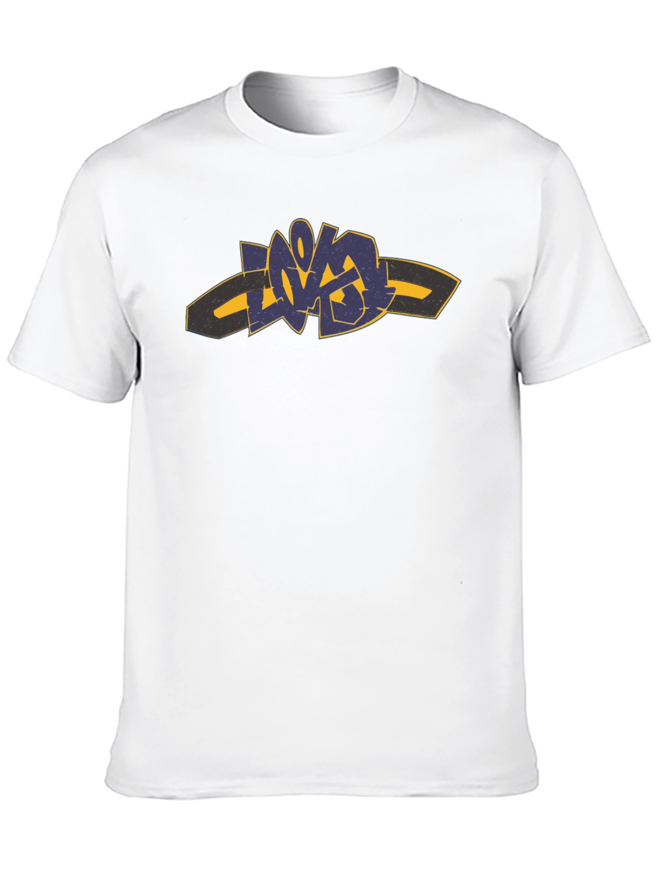 Black Urban Style LOVE Graffiti Graphic Tee view 10