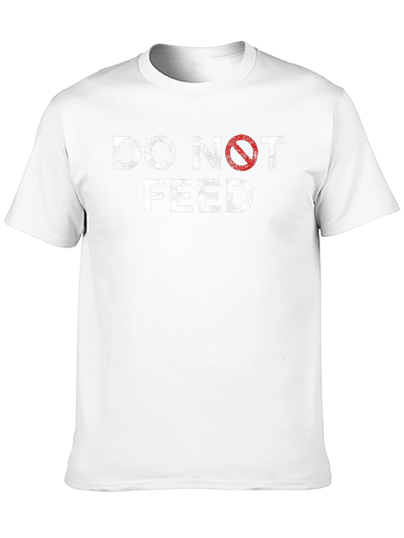 Black Do Not Feed Graphic Tee - Black Cotton T-Shirt view 10