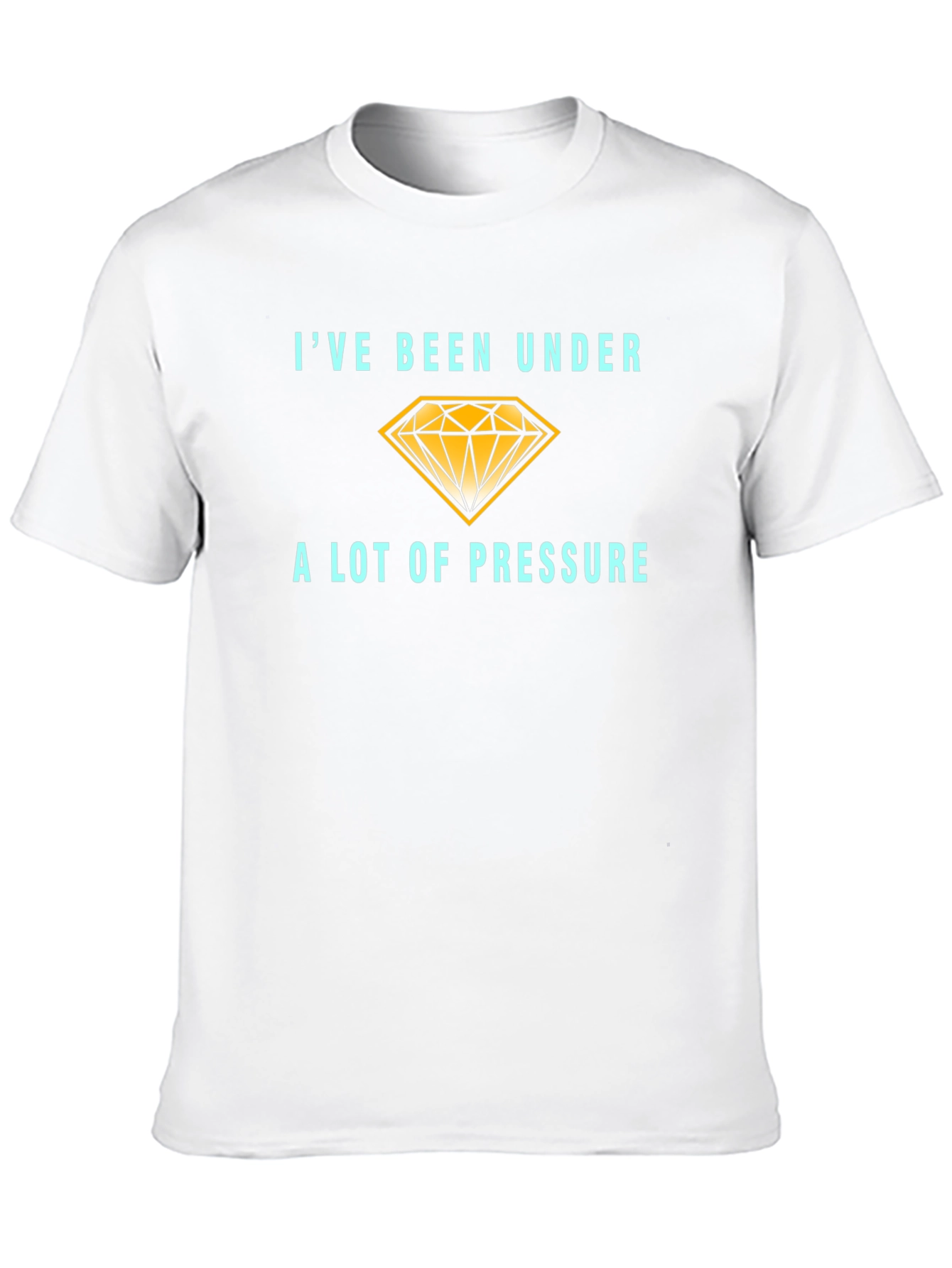 Black I've Been Under a Lot of Pressure T-Shirt view 10