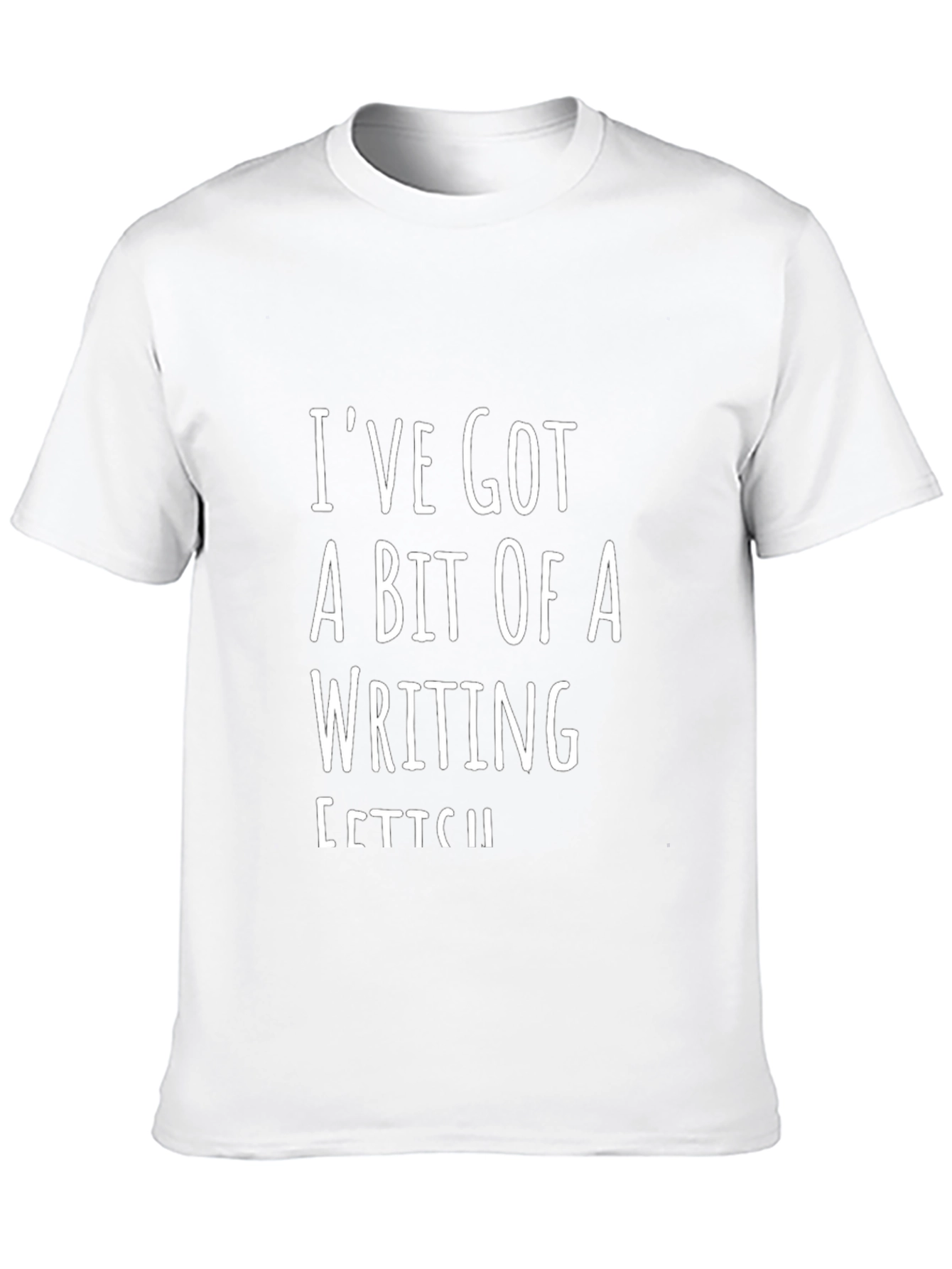 Black Writing Itch T-Shirt - Funny Writer Tee view 10