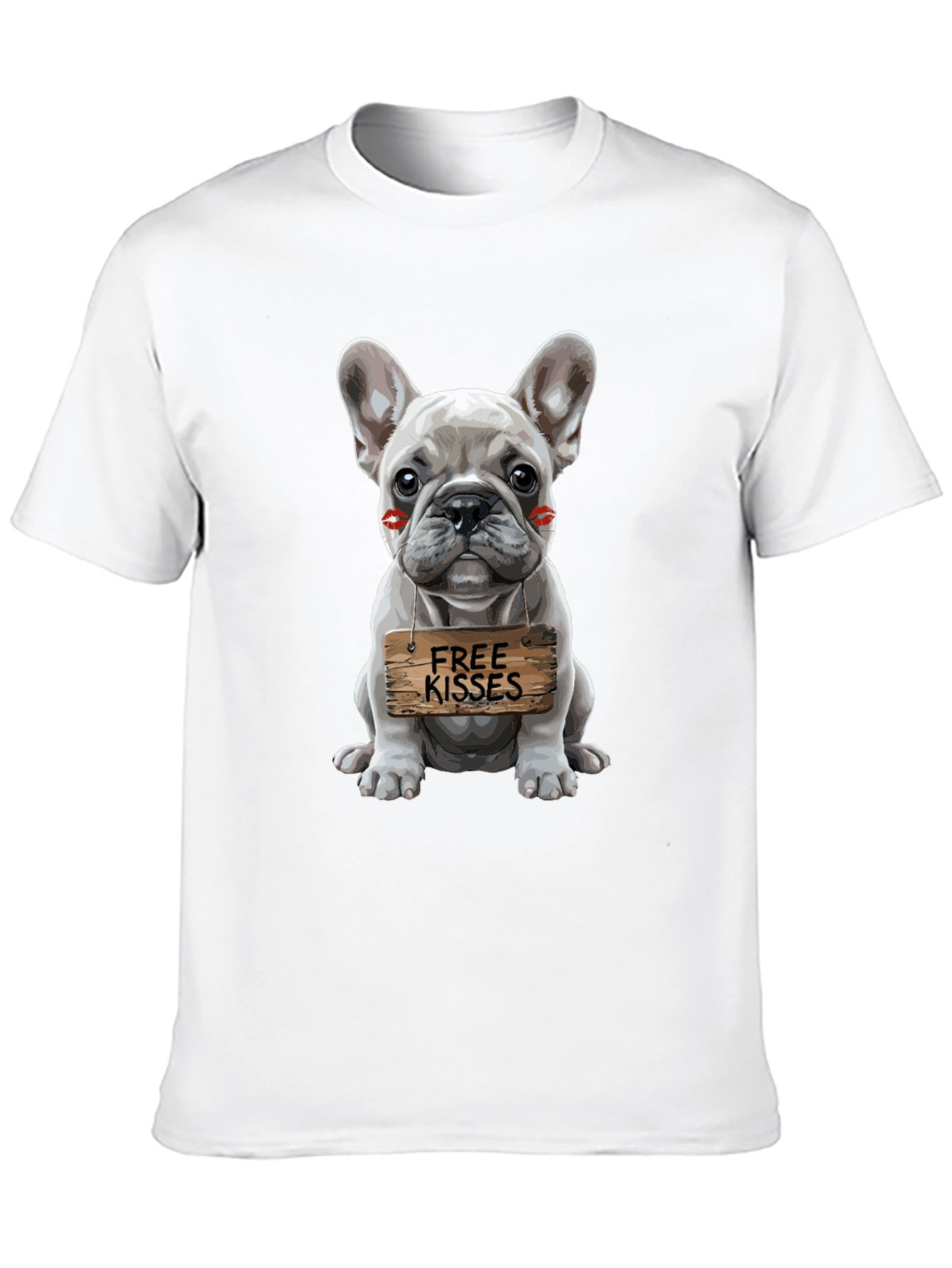 Black Dog Kisses Graphic Tee view 10