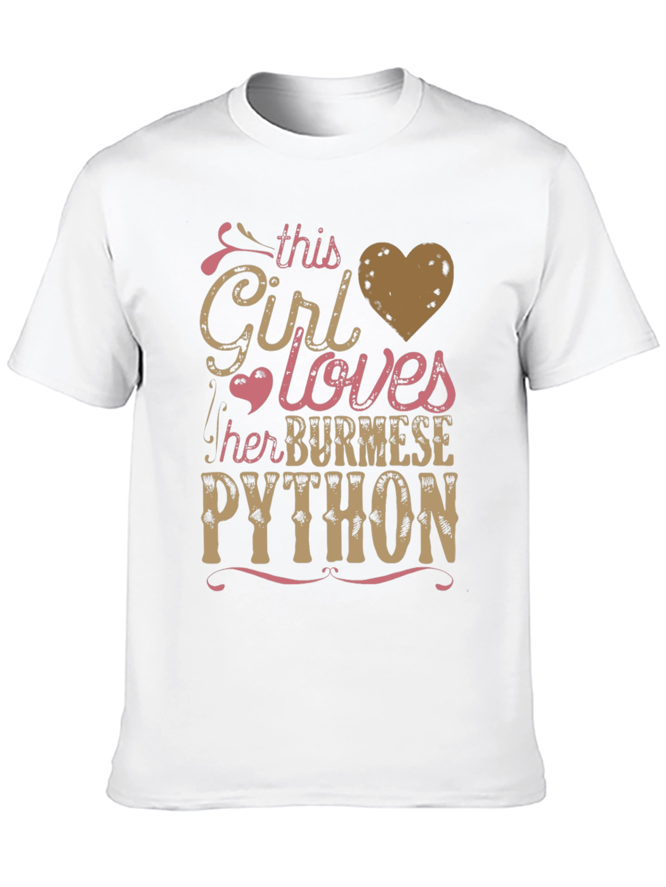 Black Girl Loves Burmese Python Graphic T-Shirt view 10