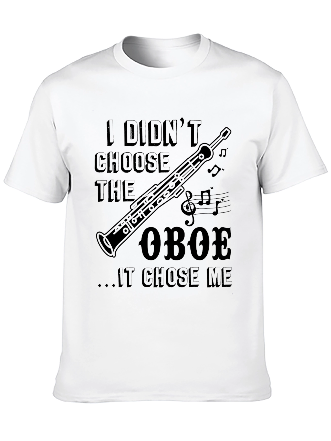 Black Oboe Chose Me T-Shirt view 10