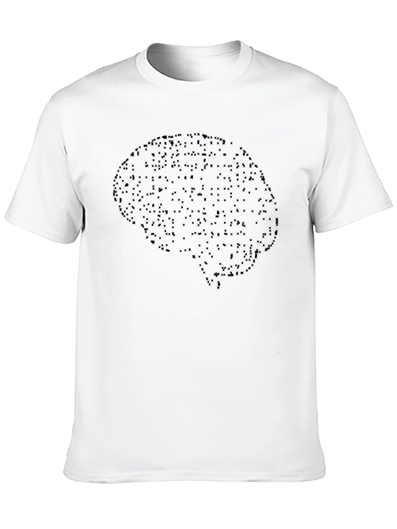 Black Brain Graphic Black Tee view 10