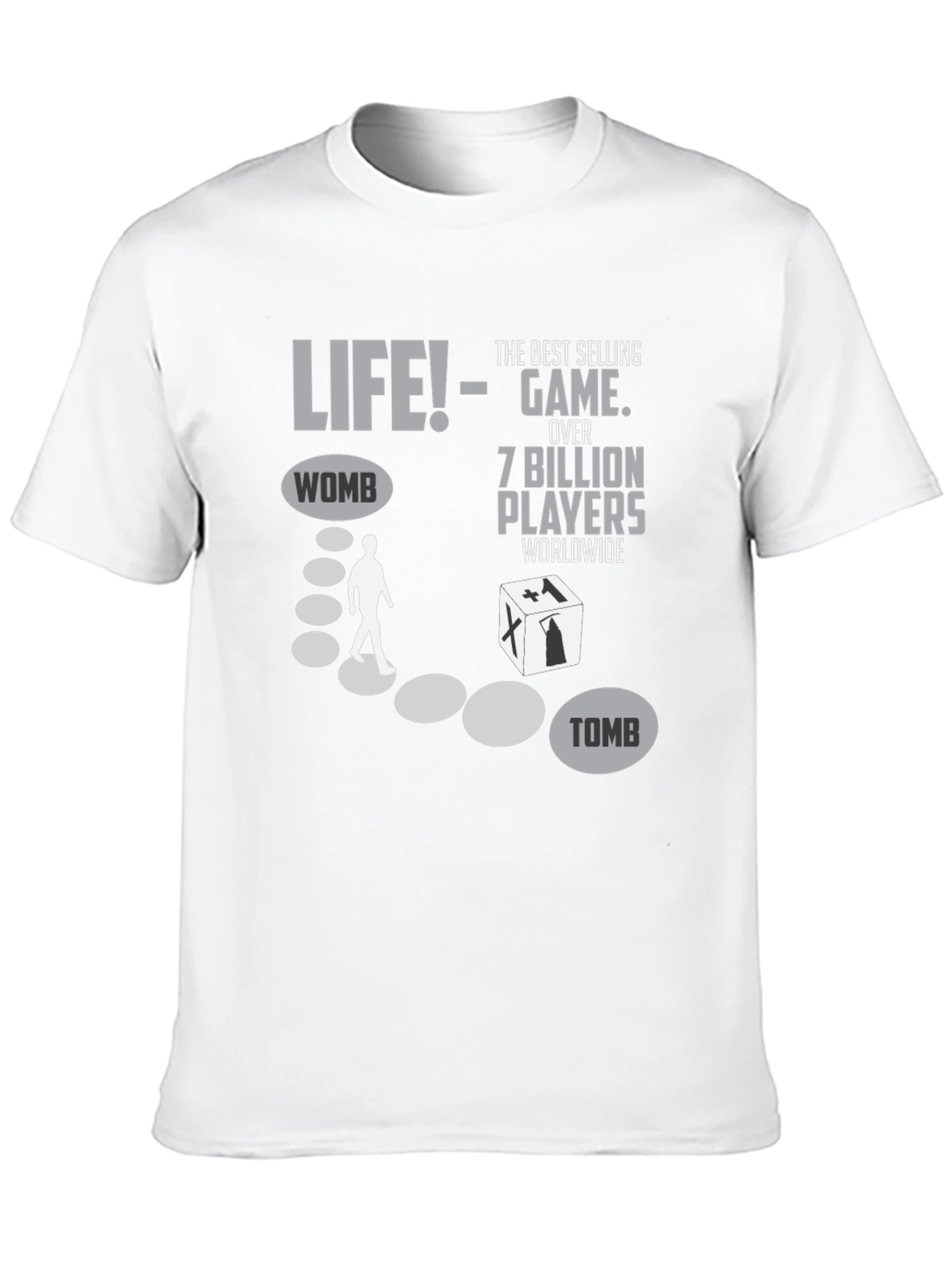 Black Life is a Game T-Shirt - Womb to Tomb view 10