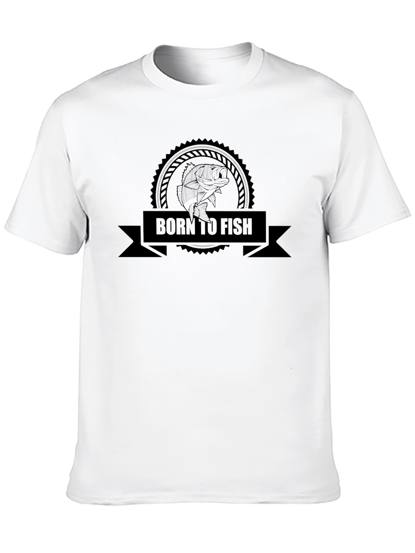 Born to Fish Black T-Shirt - 10