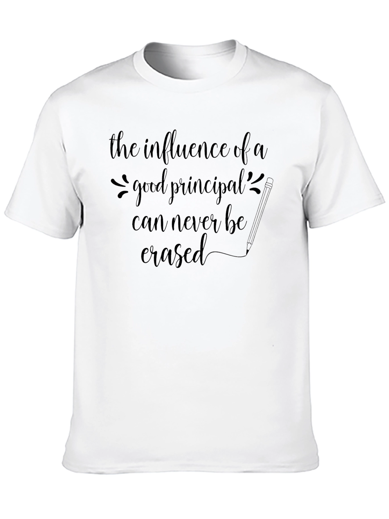 Black Principal Influence T-Shirt Teacher Appreciation Gift view 10