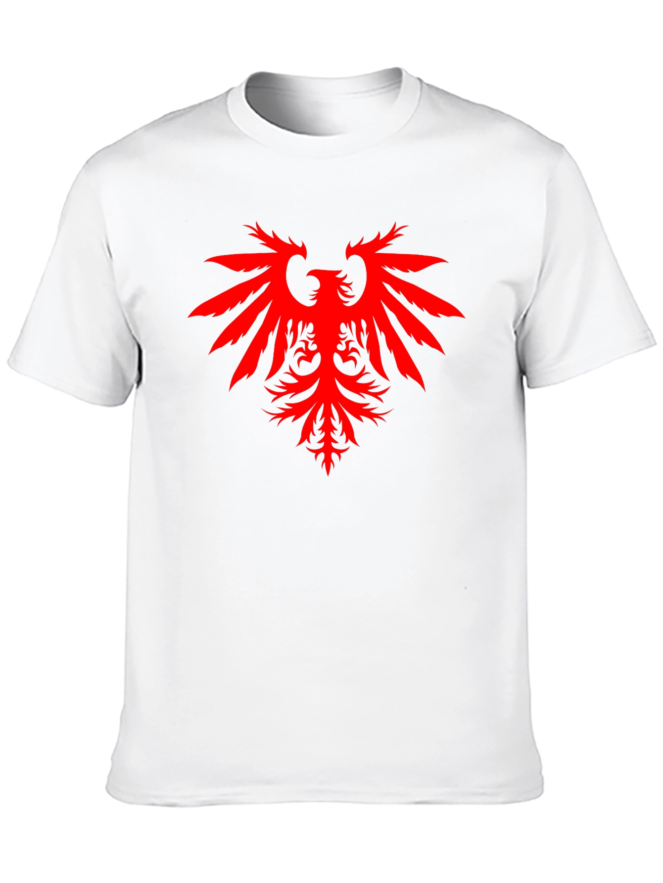 Black Black T-Shirt with Red Eagle Graphic view 10