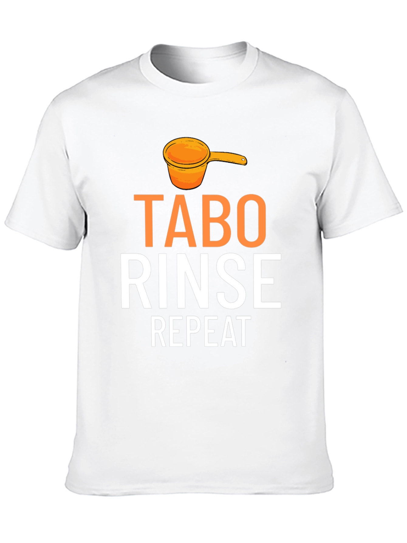 Black Tabo Rinse Repeat Graphic Tee - Novelty Humor Shirt view 10